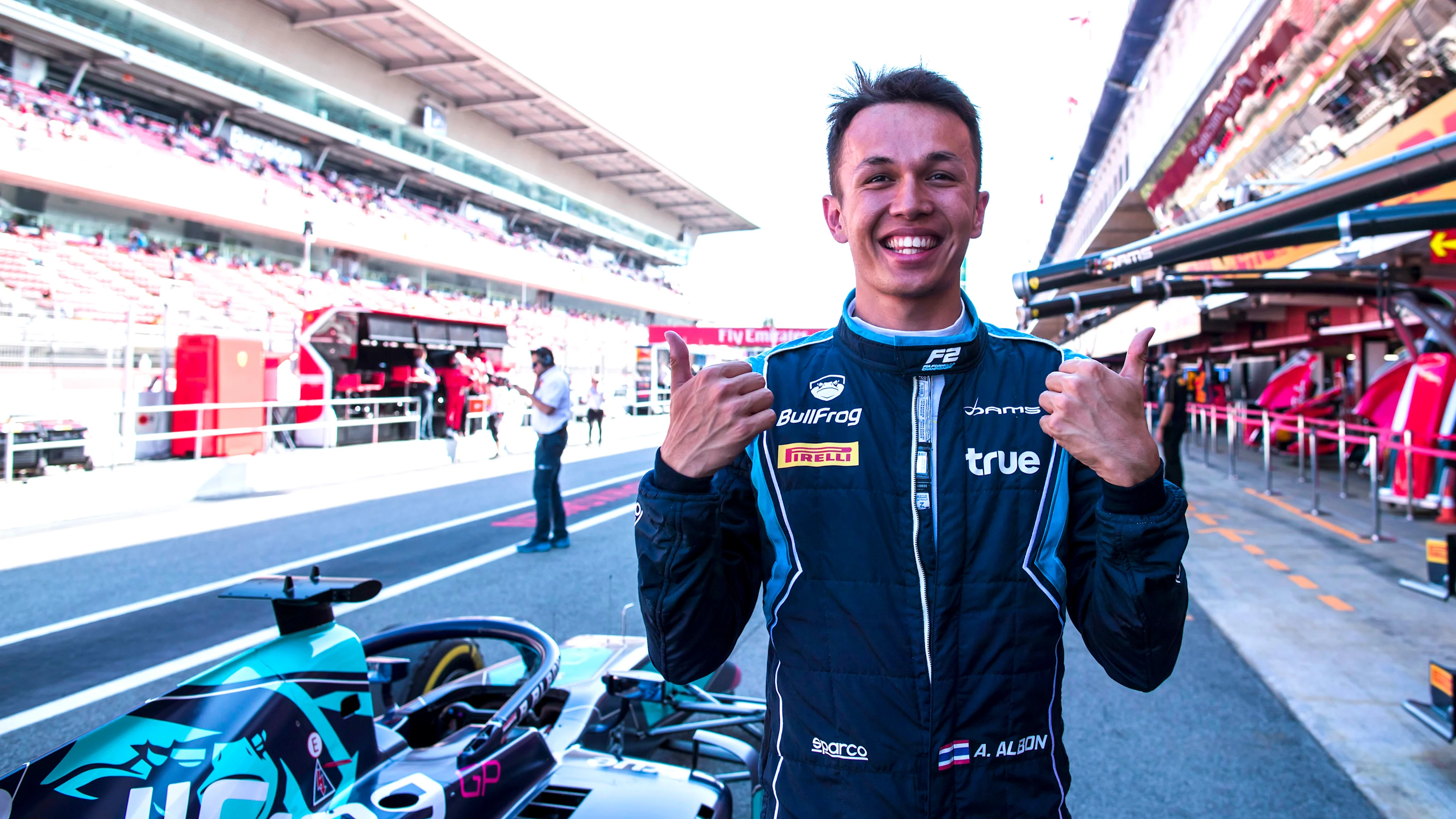 CIRCUIT DE BARCELONA-CATALUNYA, SPAIN - MAY 11: Alexander Albon (THA, DAMS) during the Barcelona at