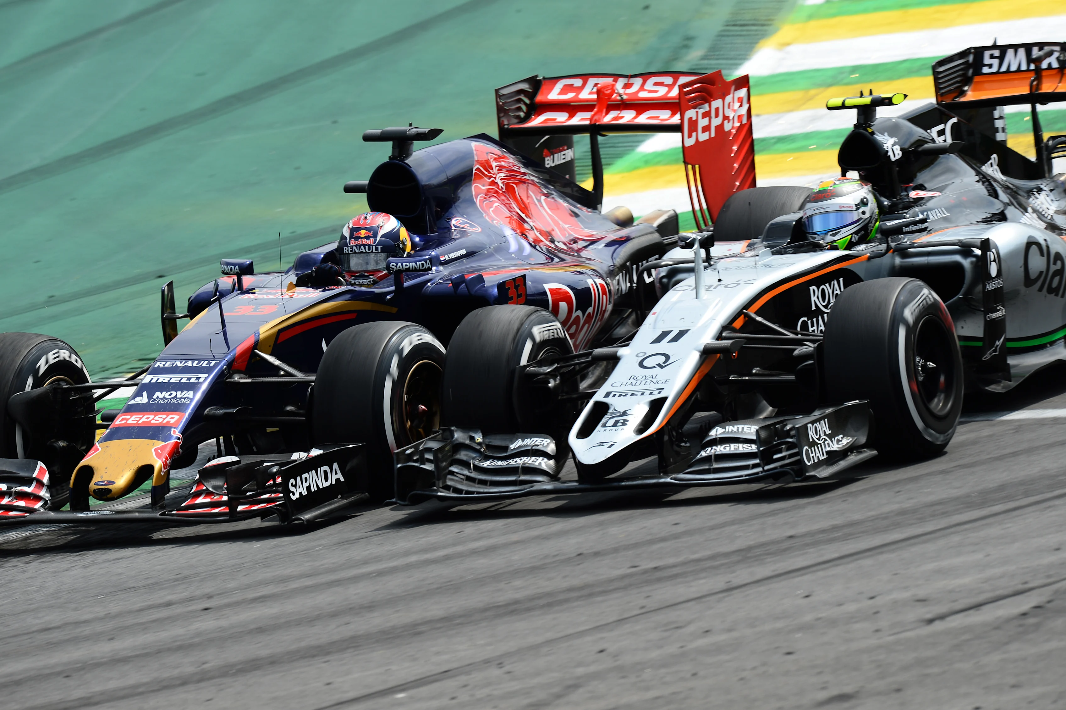 Max Verstappen (NDL) Scuderia Toro Rosso STR10 at Formula One World Championship, Rd18, Brazilian