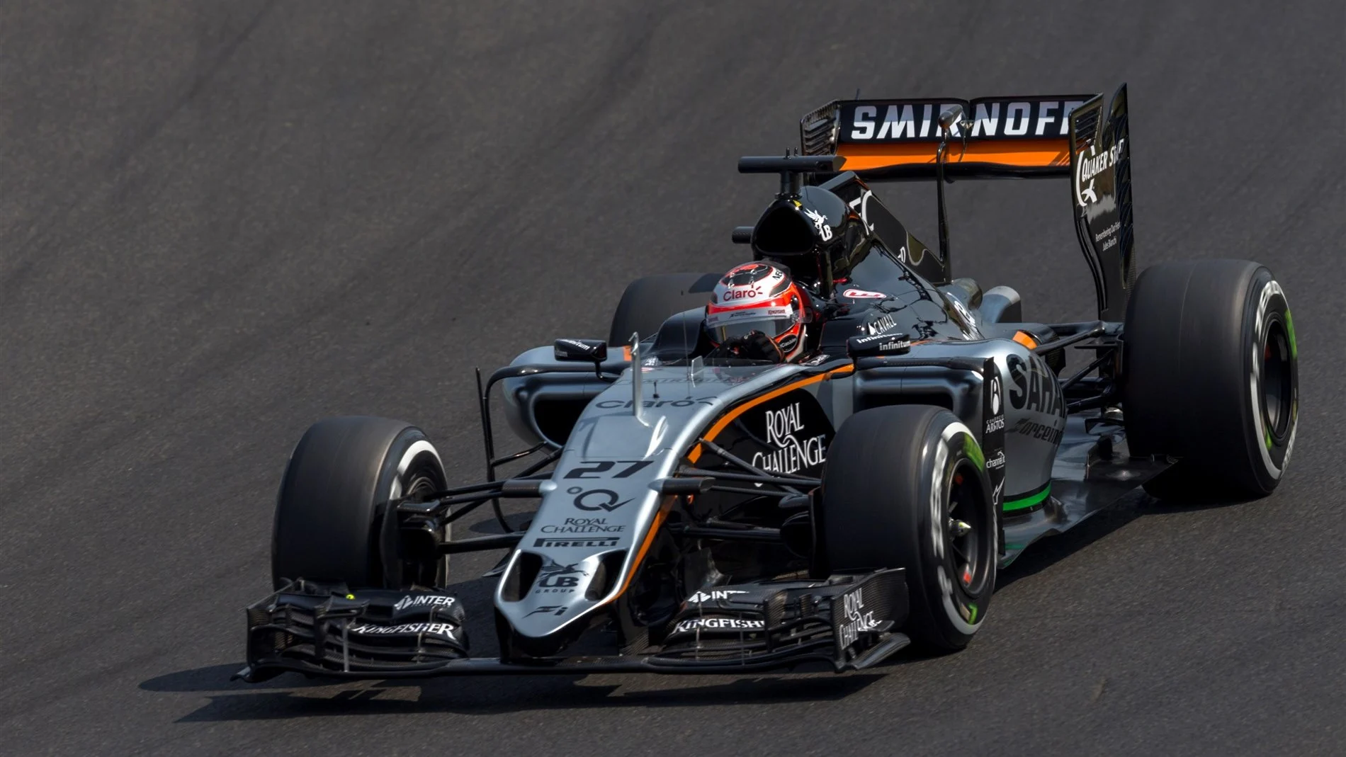 Nico Hulkenberg (GER) Force India VJM08 at Formula One World Championship, Rd10, Hungarian Grand Prix, Qualifying, Hungaroring, Hungary, Saturday 25 July 2015. © Sutton Motorsport Images