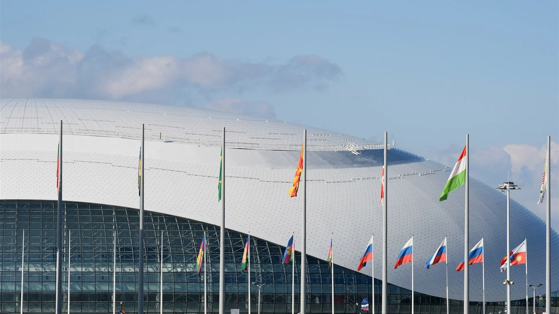 Scenic view and flags at Formula One World Championship, Rd15, Russian Grand Prix, Race, Sochi Autodrom, Sochi, Krasnodar Krai, Russia, Sunday 11 October 2015. © Sutton Motorsport Images