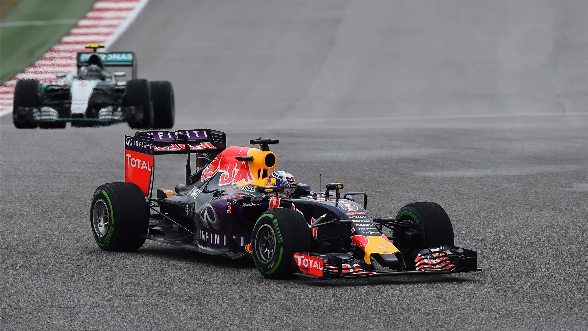 Daniel Ricciardo (AUS) Red Bull Racing RB11 at Formula One World Championship, Rd16, United States