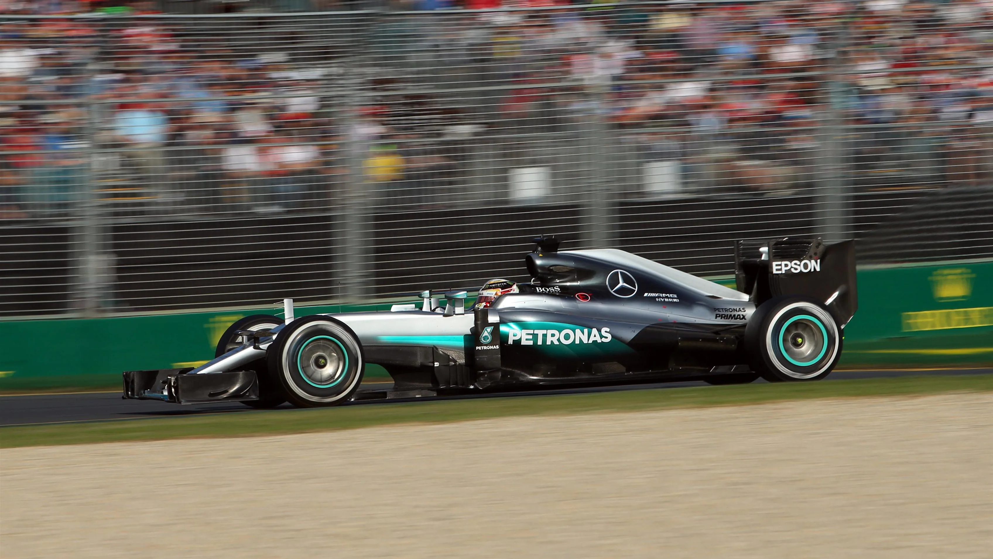Lewis Hamilton (GBR) Mercedes-Benz F1 W07 Hybrid at Formula One World Championship, Rd1, Australian