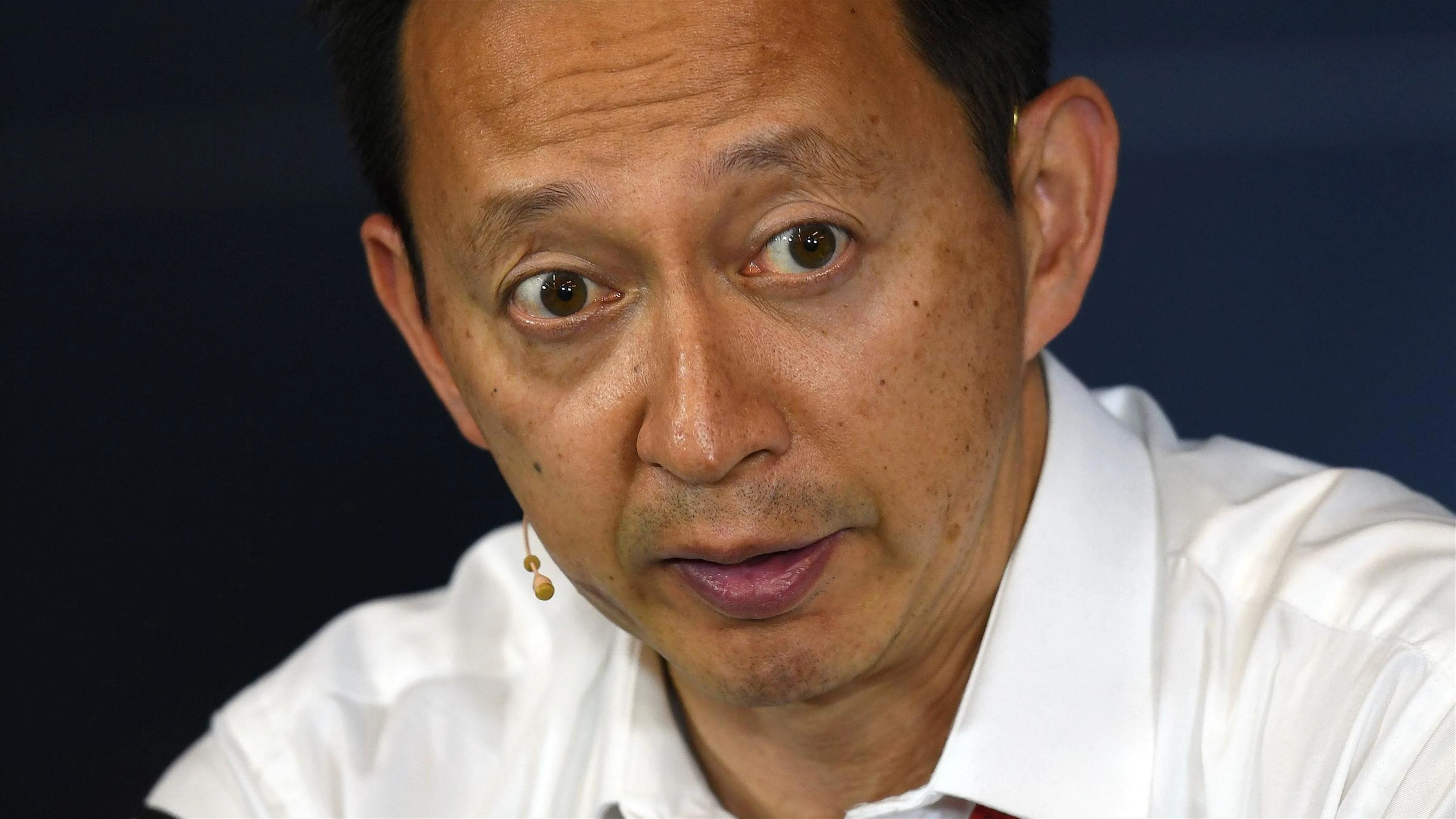 Yusuke Hasegawa (JPN) Head of Honda Motorsport in the Press Conference at Formula One World Championship, Rd9, Austrian Grand Prix, Practice, Spielberg, Austria, Friday 1 July 2016. © Sutton Images