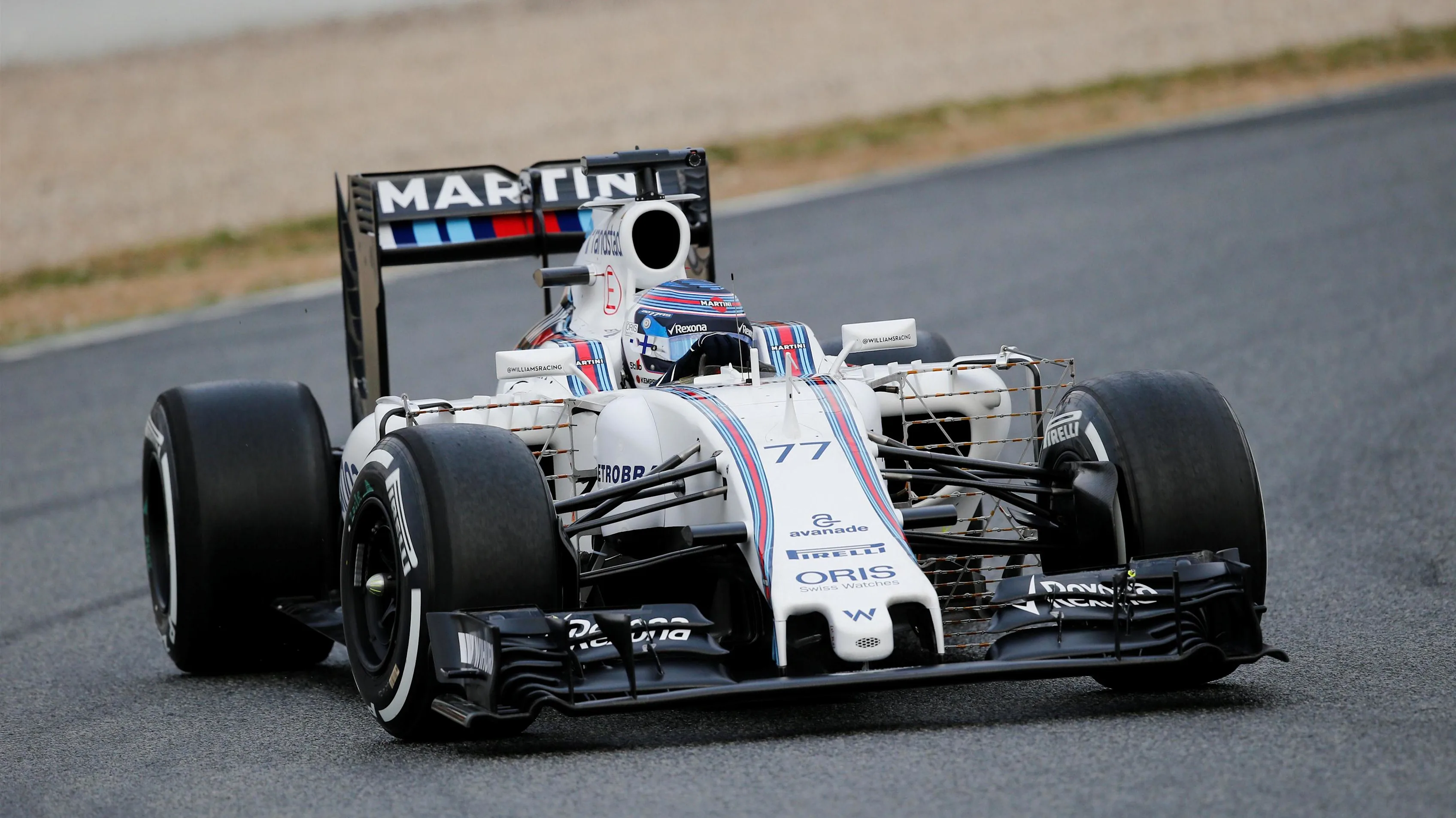 Valtteri Bottas (FIN) Williams FW38 at Formula One Testing, Day One, Barcelona, Spain, Monday 22 February 2016. © Sutton Motorsport Images