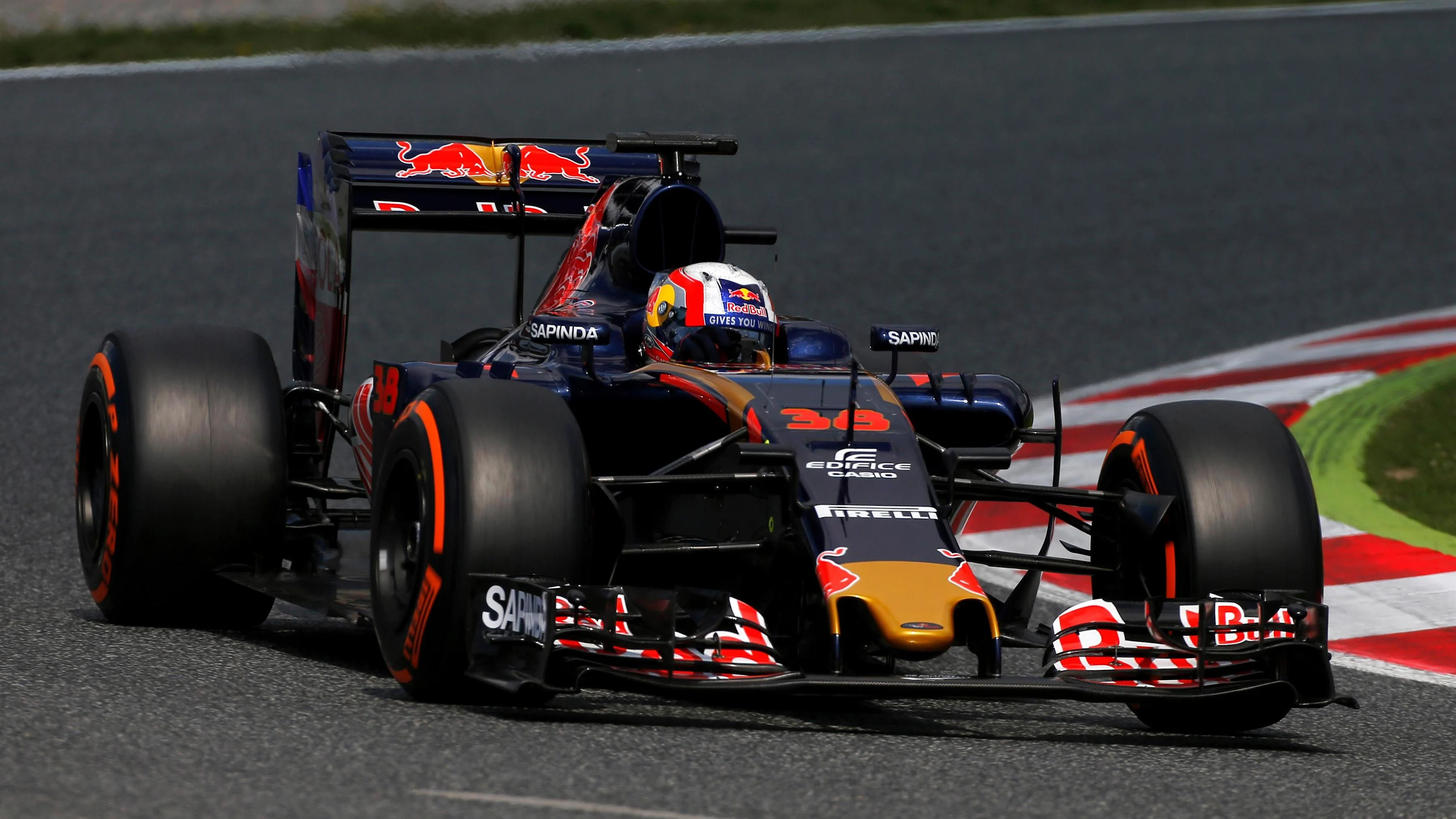 Pierre Gasly (FRA) Scuderia Toro Rosso STR11 at Formula One Testing, Day One, Barcelona, Spain, 17