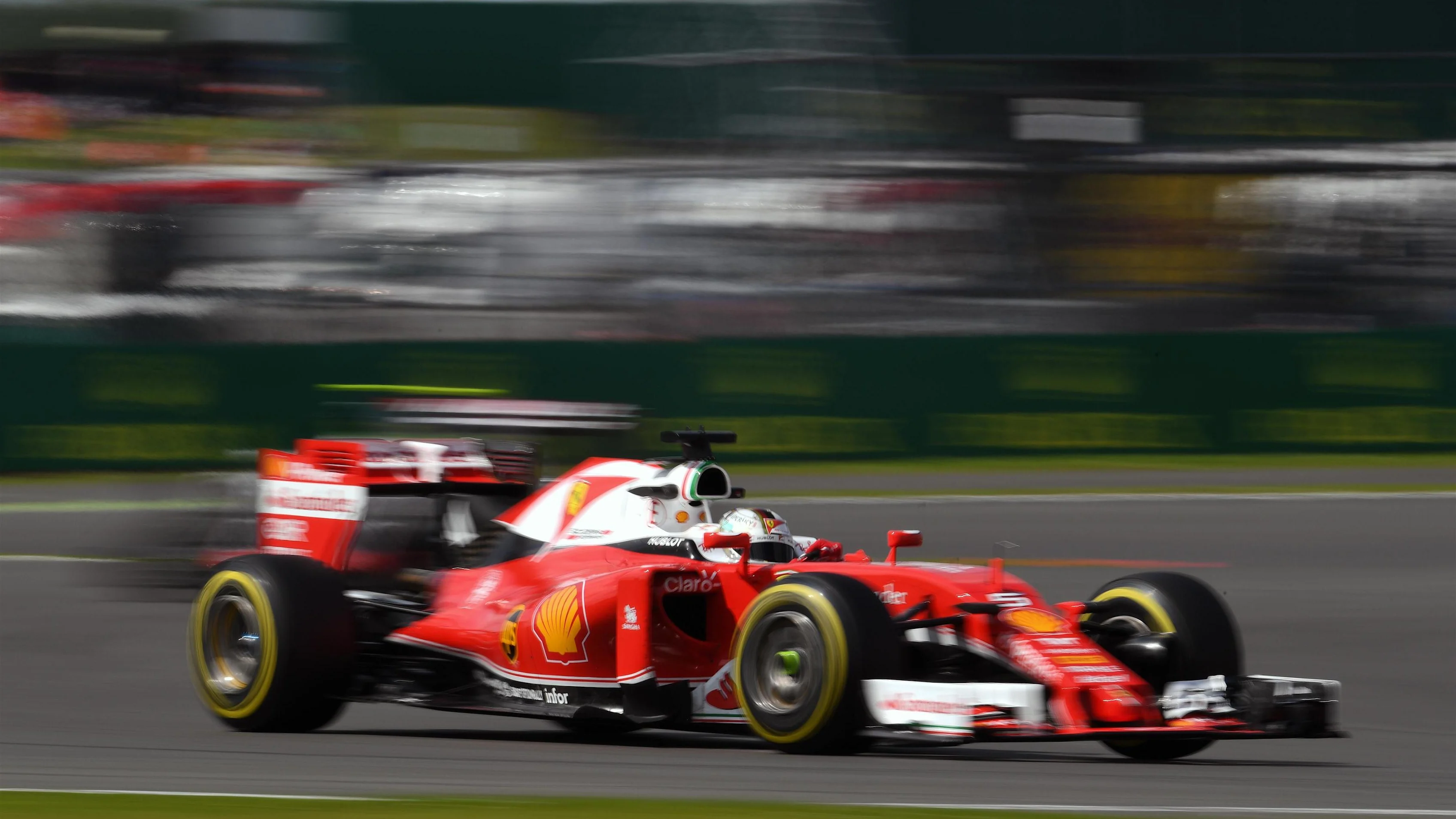 Sebastian Vettel (GER) Ferrari SF16-H at Formula One World Championship, Rd10, British Grand Prix,