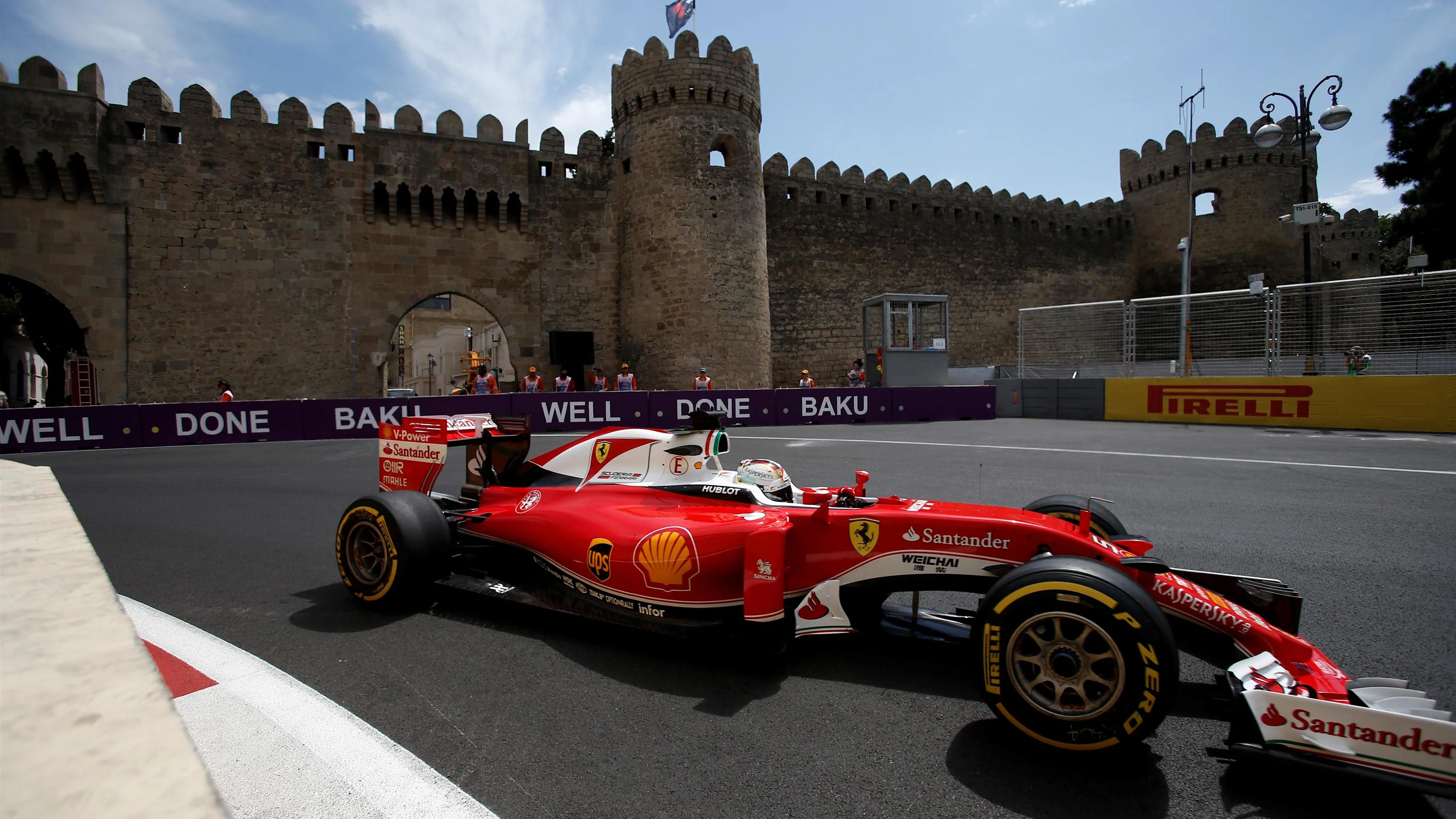 Sebastian Vettel (GER) Ferrari SF16-H at Formula One World Championship, Rd8, European Grand Prix,