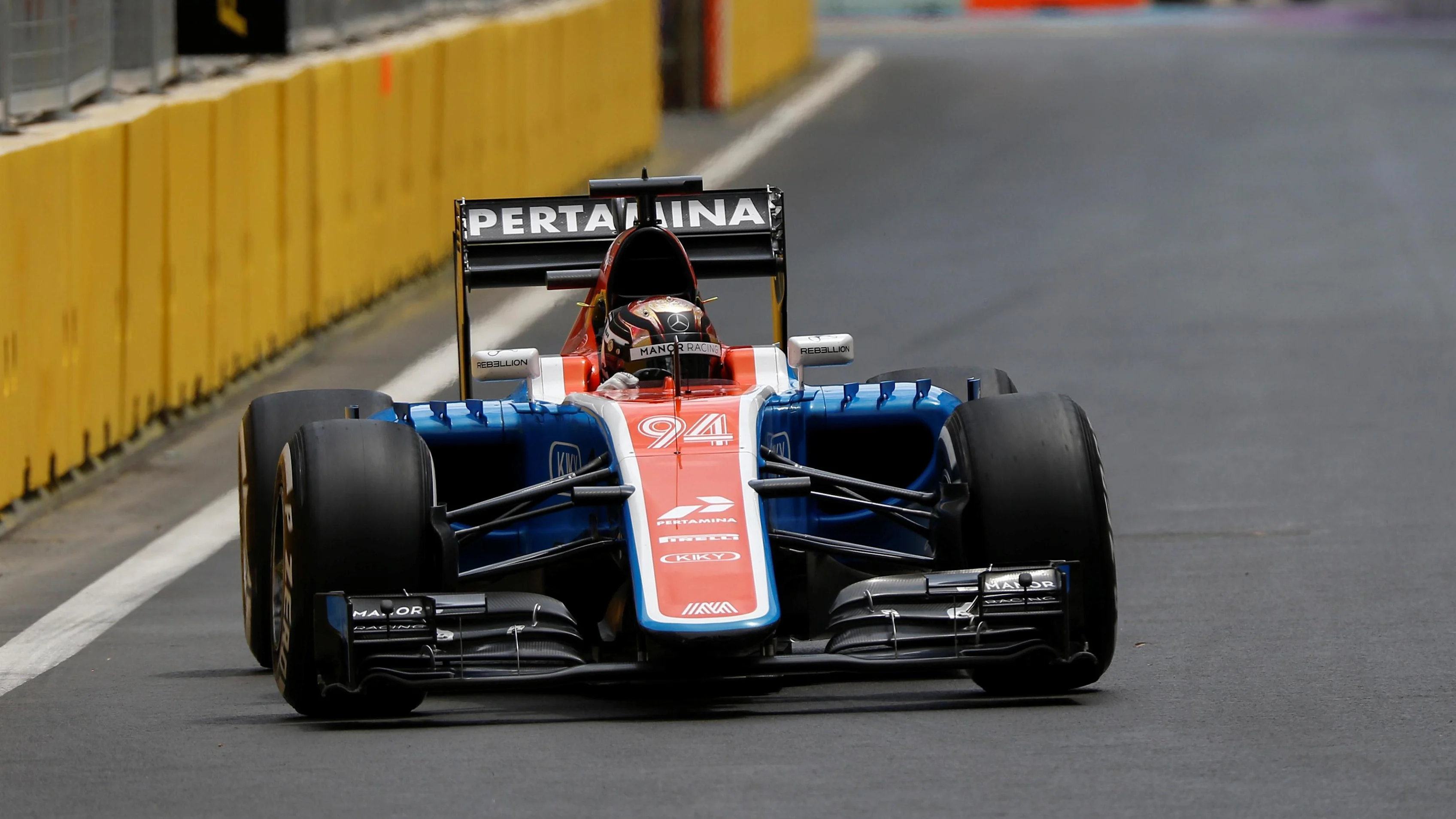 Pascal Wehrlein (GER) Manor Racing MRT05 at Formula One World Championship, Rd8, European Grand Prix, Practice, Baku City Circuit, Baku, Azerbaijan, Friday 17 June 2016. © Sutton Images
