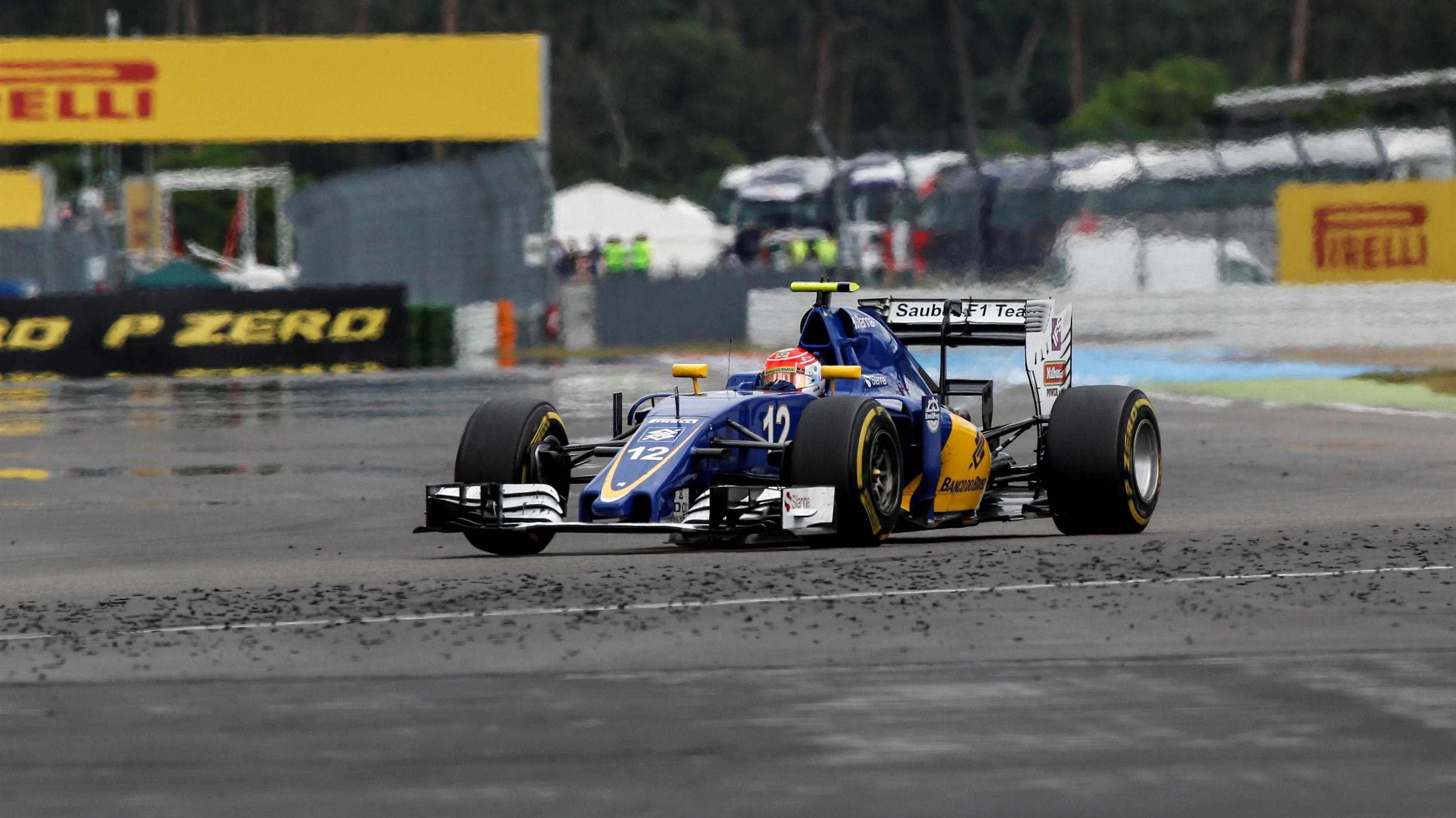 Felipe Nasr (BRA) Sauber C35 at Formula One World Championship, Rd12, German Grand Prix, Race, Hockenheim, Germany, Sunday 31 July 2016. © Sutton Images