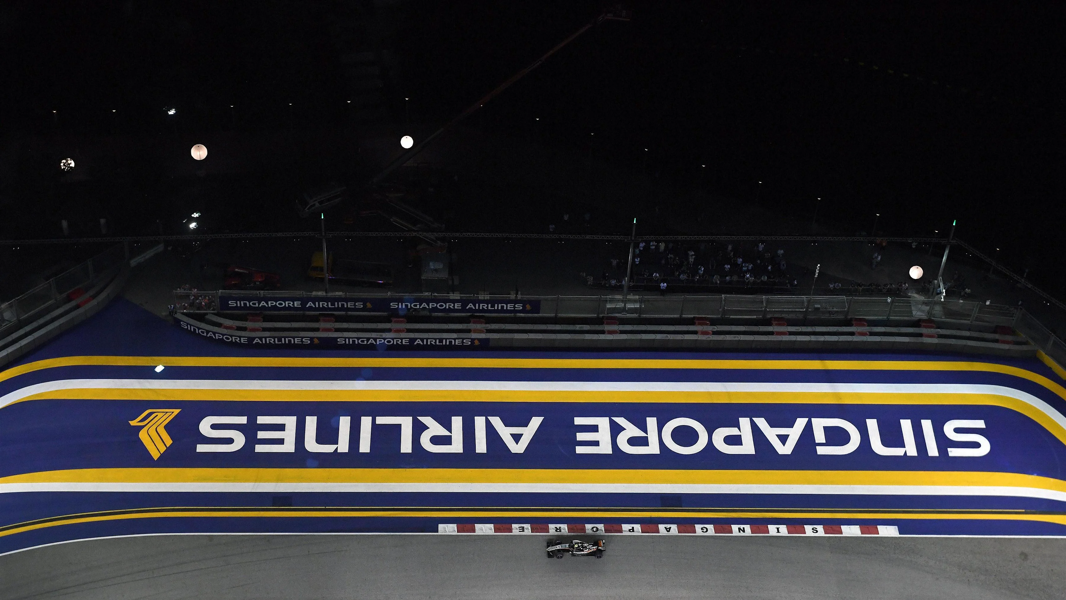 Sergio Perez (MEX) Force India VJM09 at Formula One World Championship, Rd15, Singapore Grand Prix, Practice, Marina Bay Street Circuit, Singapore, Friday 16 September 2016. © Sutton Images