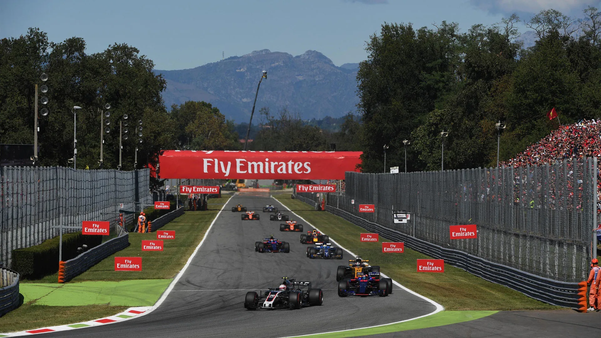 Kevin Magnussen (DEN) Haas VF-17 at Formula One World Championship, Rd13, Italian Grand Prix, Race,