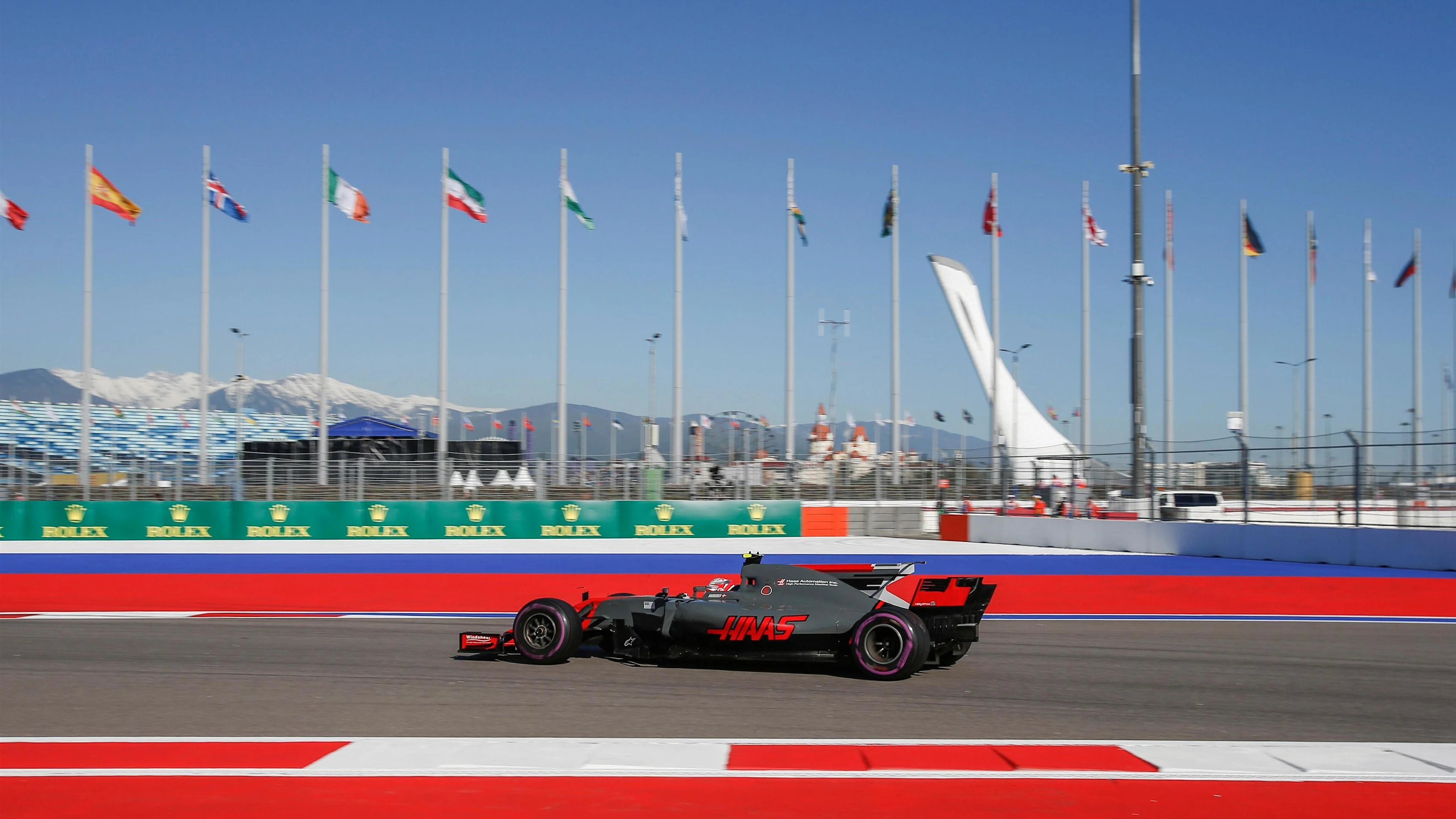 Kevin Magnussen (DEN) Haas VF-17 at Formula One World Championship, Rd4, Russian Grand Prix,