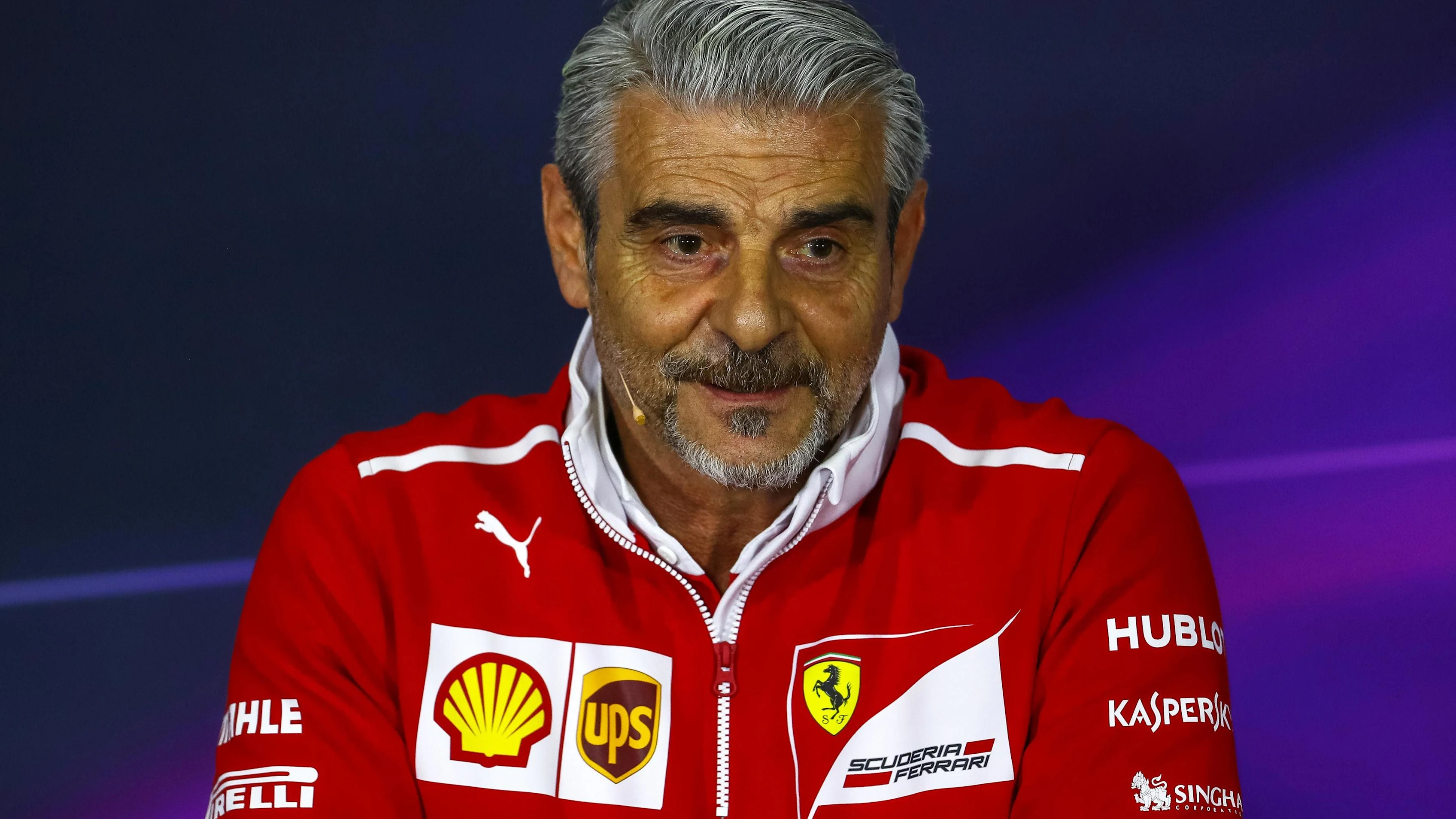 Maurizio Arrivabene (ITA) Ferrari Team Principal in the Press Conference at Formula One World Championship, Rd5, Spanish Grand Prix, Practice, Barcelona, Spain, Friday 12 May 2017. © Sutton Motorsport Images/Kym Illman