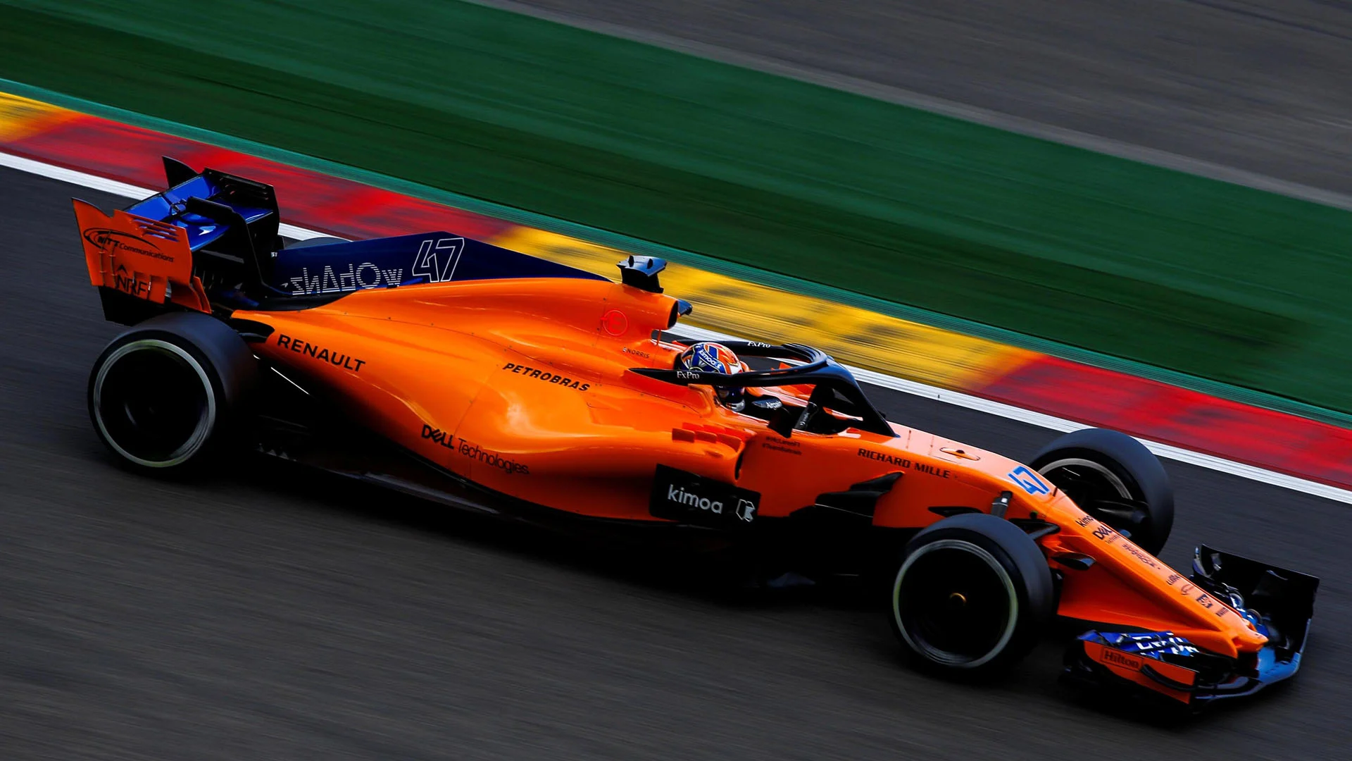 Lando Norris, McLaren MCL33 at Formula One World Championship, Rd13, Belgian Grand Prix, Practice,