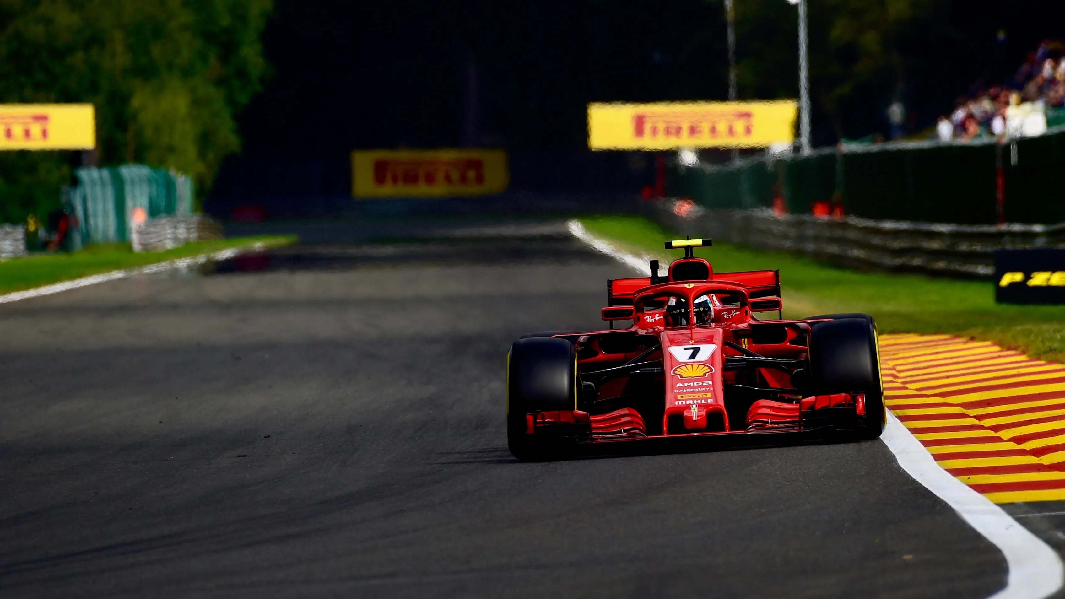 Kimi Raikkonen, Ferrari SF71H at Formula One World Championship, Rd13, Belgian Grand Prix,