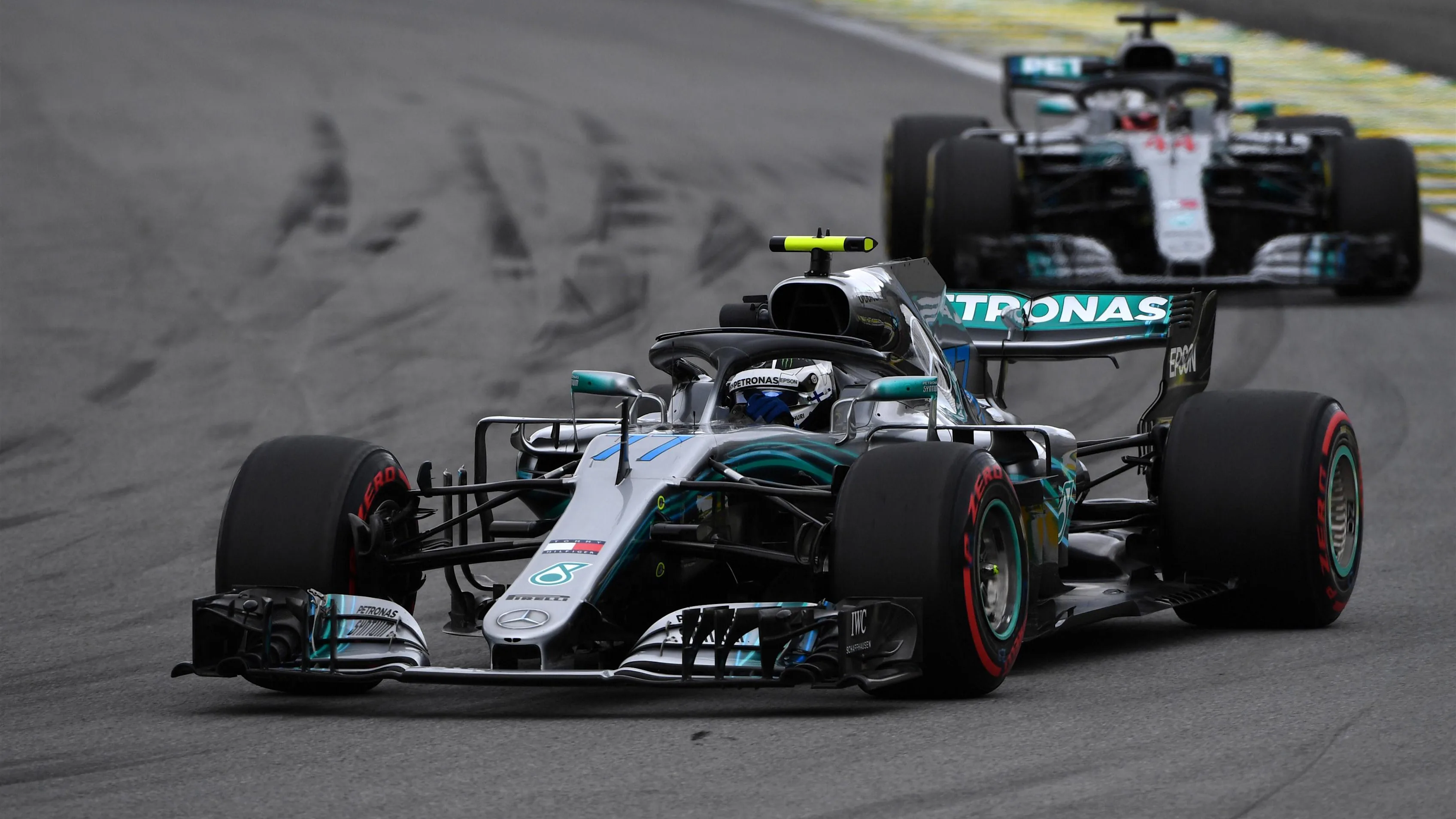 Valtteri Bottas, Mercedes-AMG F1 W09 EQ Power+ at Formula One World Championship, Rd20, Brazilian
