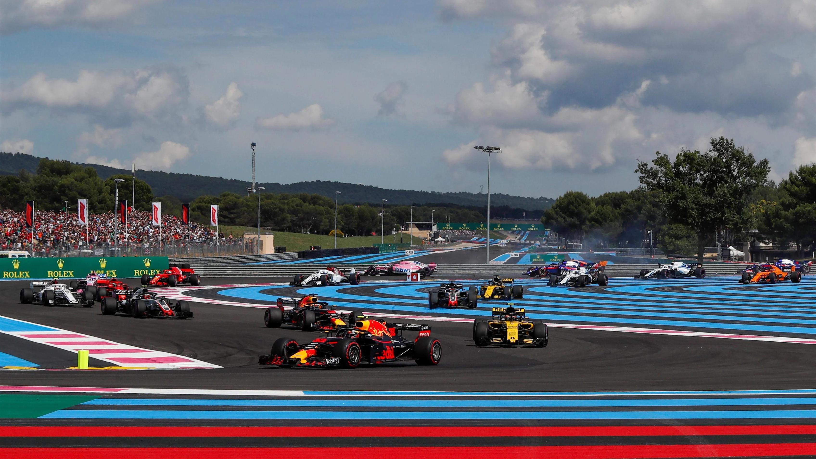 Max Verstappen (NED) Red Bull Racing RB14 at Formula One World Championship, Rd8, French Grand