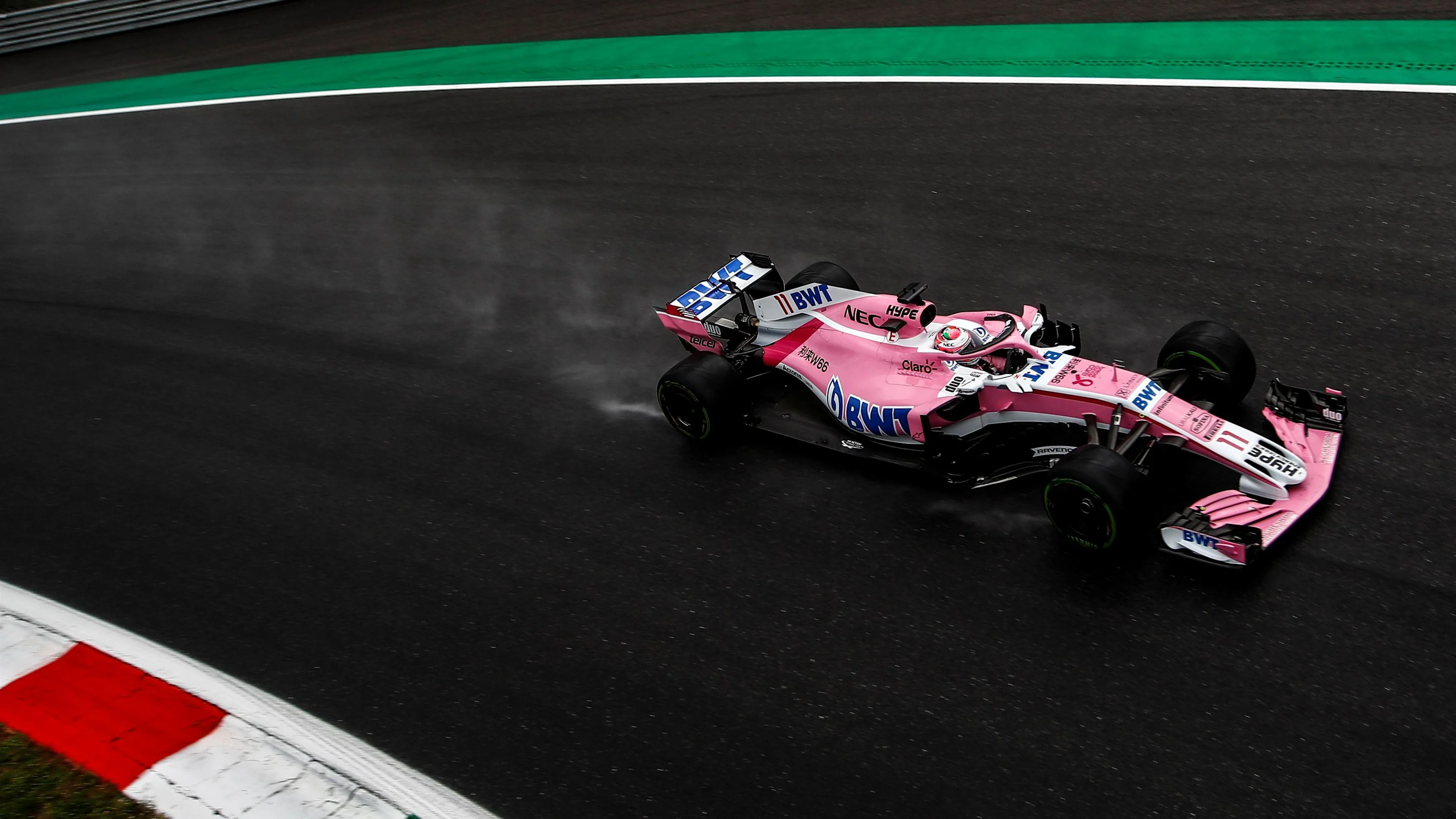 Sergio Perez, Racing Point Force India VJM11 at Formula One World Championship, Rd14, Italian Grand