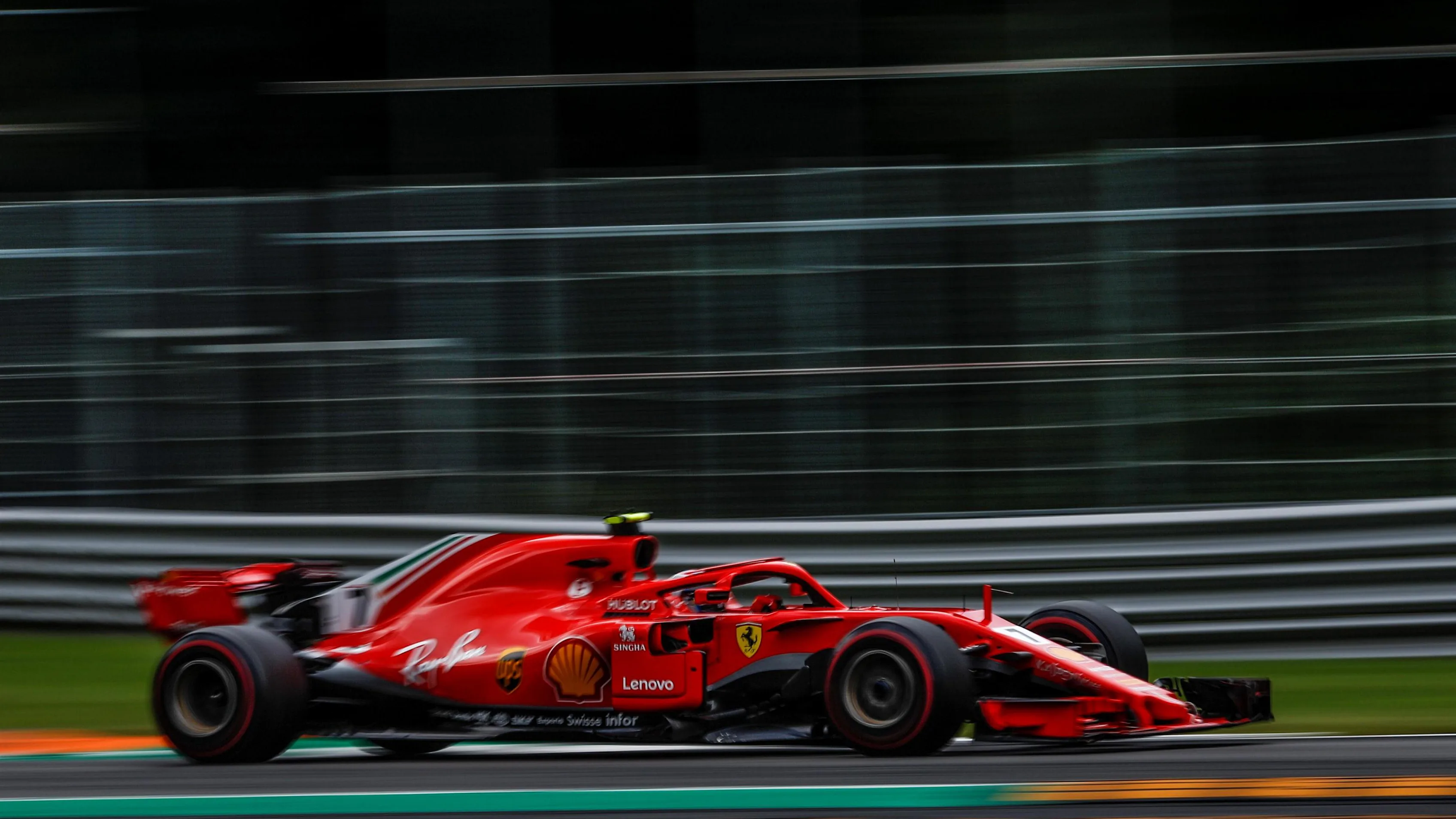 Kimi Raikkonen, Ferrari SF71H at Formula One World Championship, Rd14, Italian Grand Prix, Race,