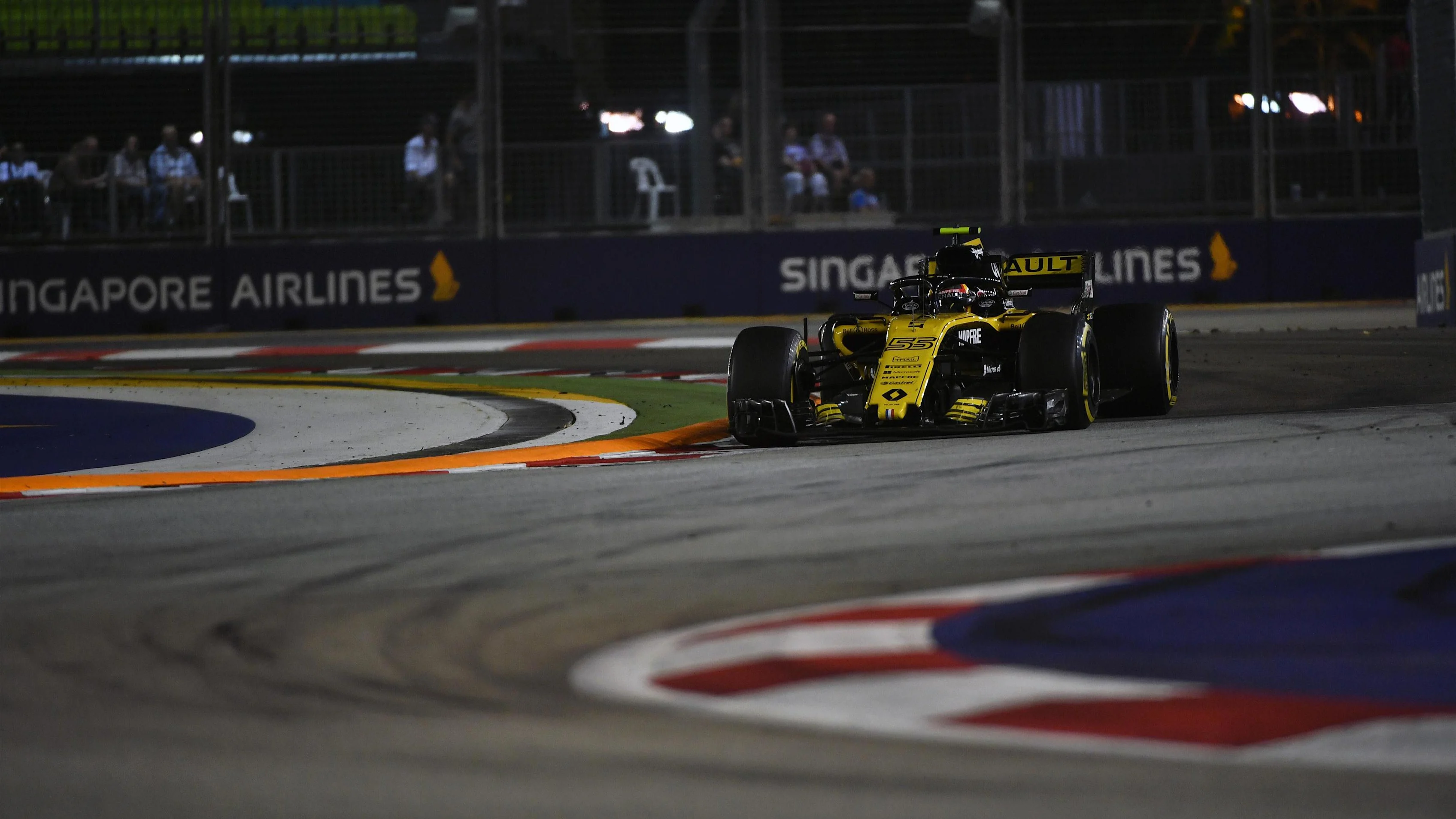 Carlos Sainz Jr, Renault Sport F1 Team R.S. 18 at Formula One World Championship, Rd15, Singapore