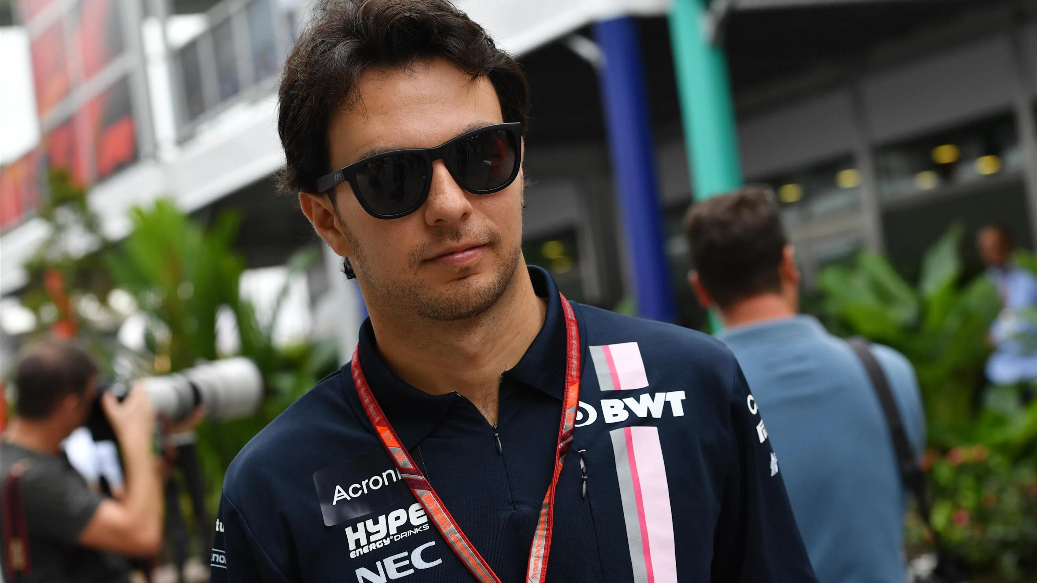 Sergio Perez, Racing Point Force India F1 Team at Formula One World Championship, Rd15, Singapore