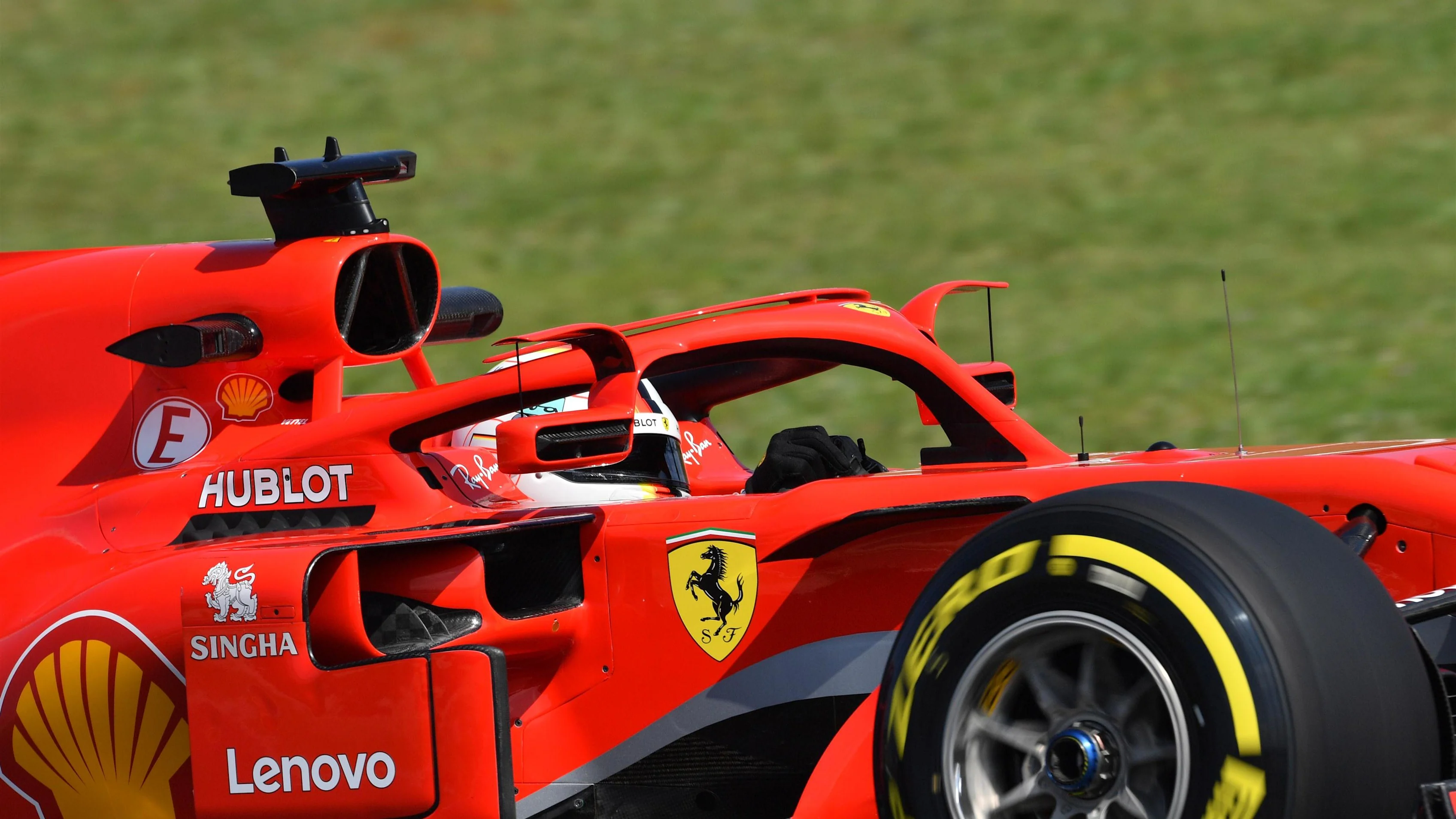 Sebastian Vettel (GER) Ferrari SF-71H at Formula One World Championship, Rd5, Spanish Grand Prix, Practice, Barcelona, Spain, Friday 11 May 2018. © Jerry Andre/Sutton Images
