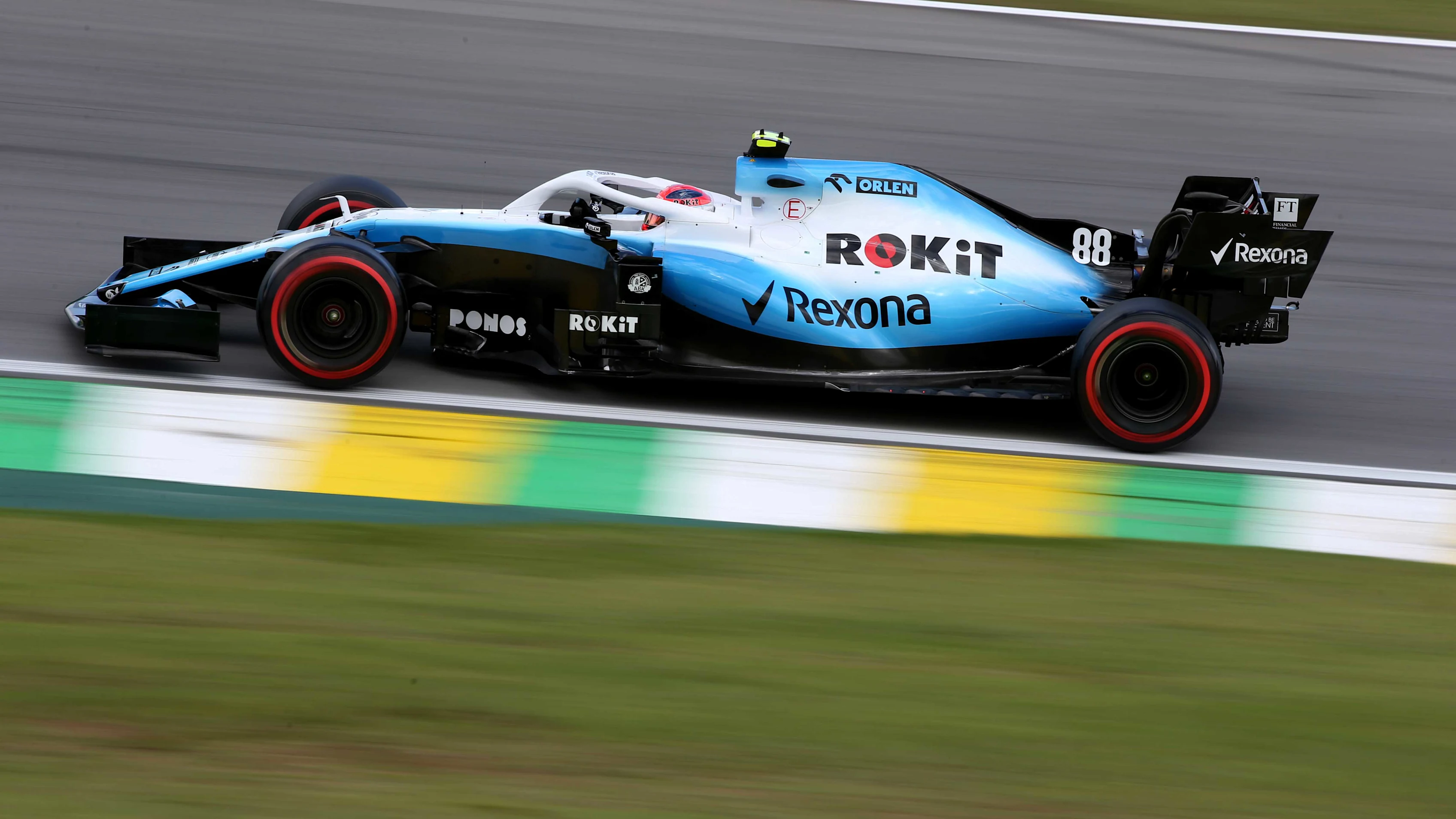 SAO PAULO, BRAZIL - NOVEMBER 16: Robert Kubica of Poland driving the (88) Rokit Williams Racing