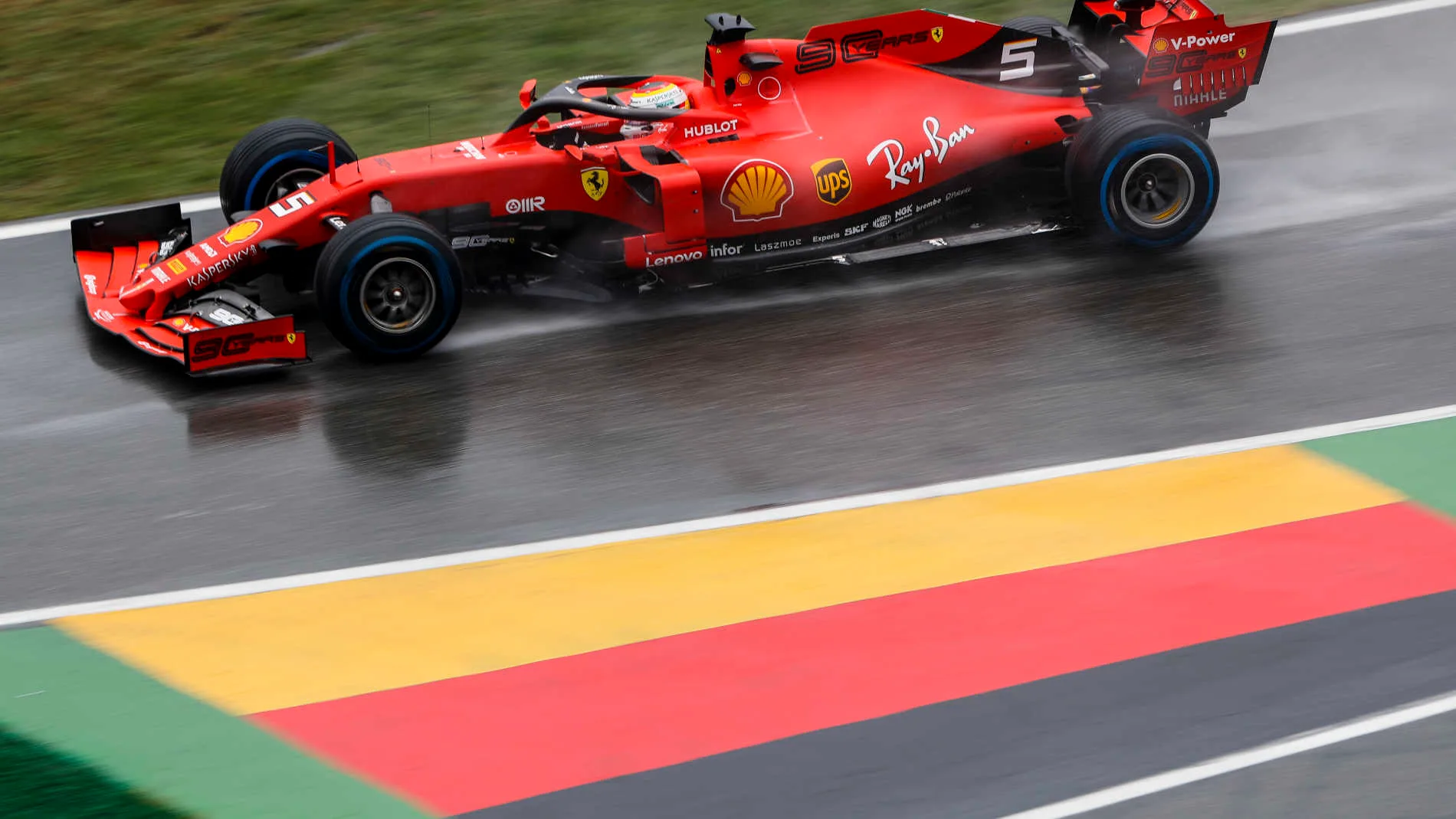HOCKENHEIMRING, GERMANY - JULY 28: Sebastian Vettel, Ferrari SF90 during the German GP at