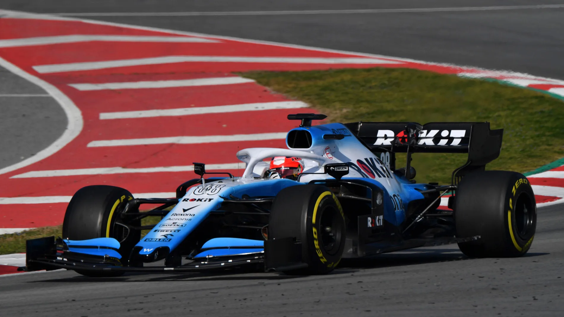 CIRCUIT DE BARCELONA-CATALUNYA, SPAIN - FEBRUARY 21: Robert Kubica, Williams FW42 during the