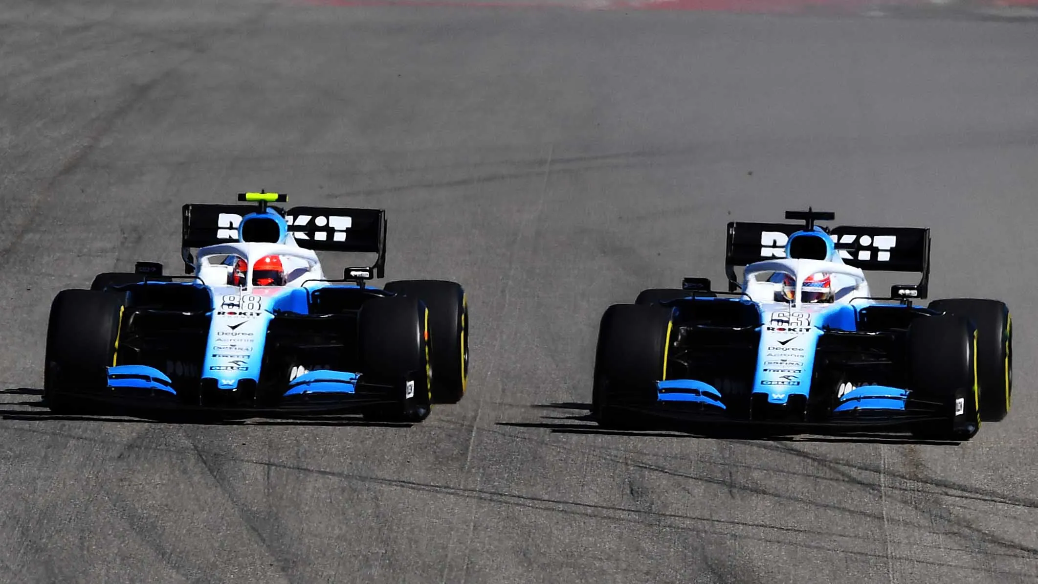 AUSTIN, TEXAS - NOVEMBER 03: George Russell of Great Britain driving the (63) Rokit Williams Racing