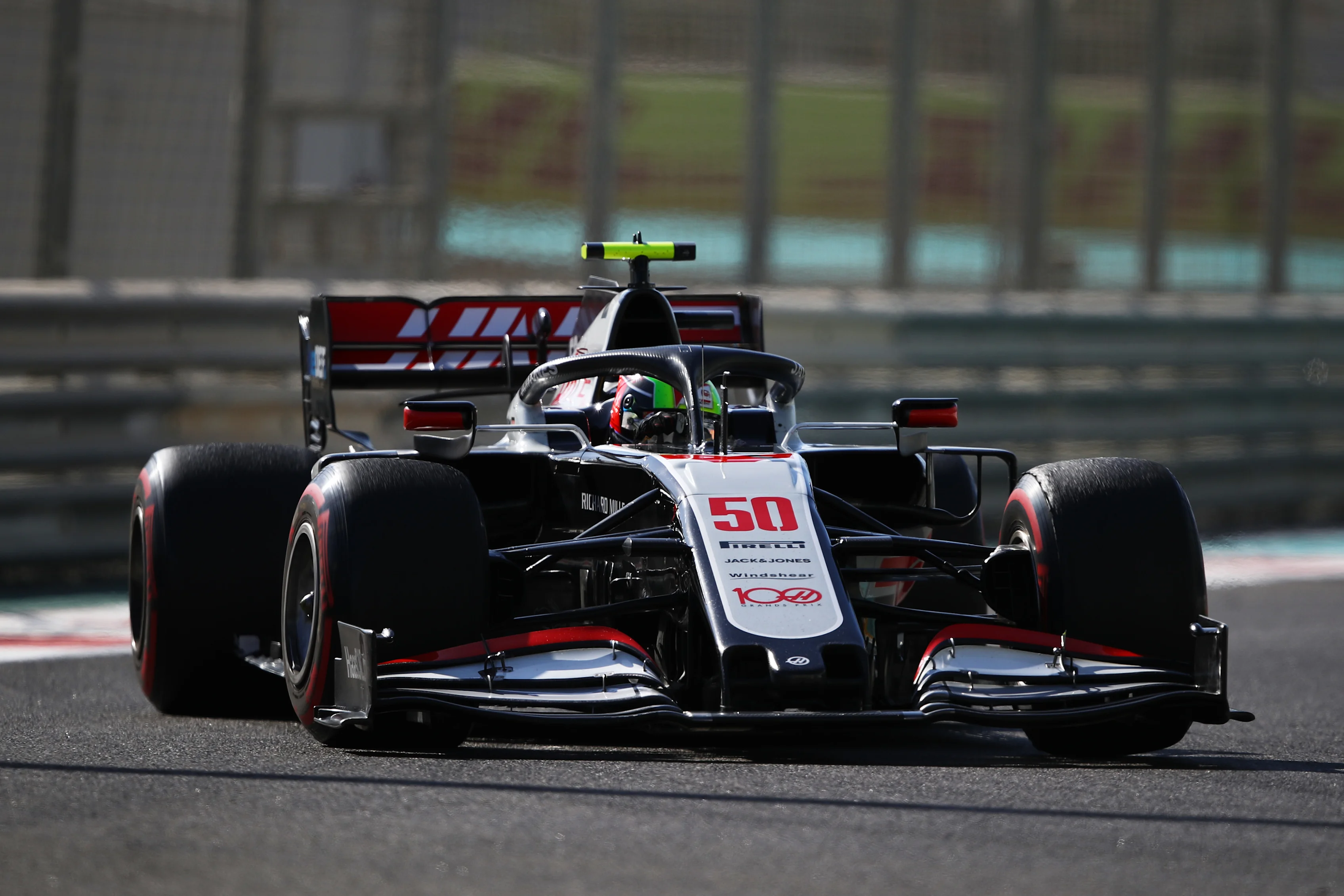 ABU DHABI, UNITED ARAB EMIRATES - DECEMBER 11: Mick Schumacher of Germany driving the Alfa-Romeo