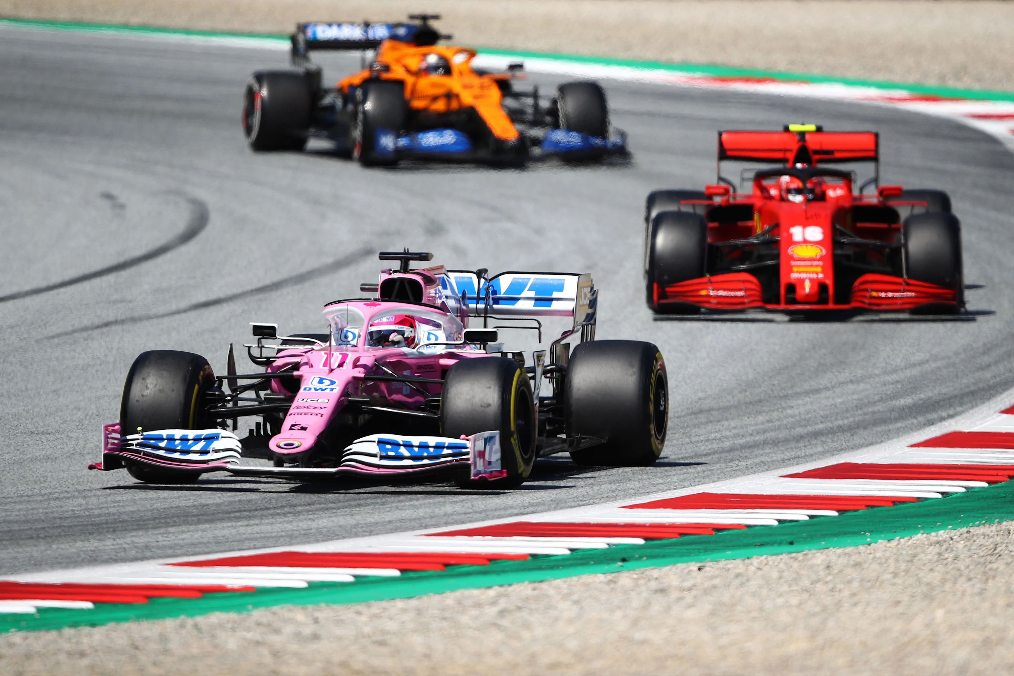 SPIELBERG, AUSTRIA - JULY 05: Sergio Perez of Mexico driving the (11) Racing Point RP20 Mercedes