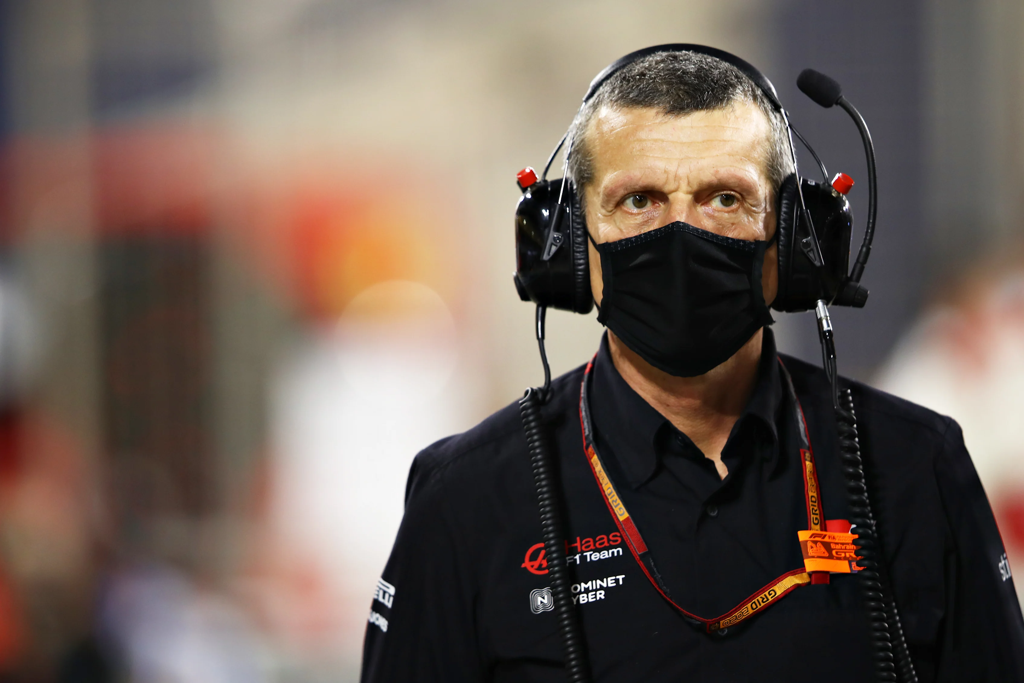 BAHRAIN, BAHRAIN - NOVEMBER 29: Haas F1 Team Principal Guenther Steiner walks in the Pitlane during