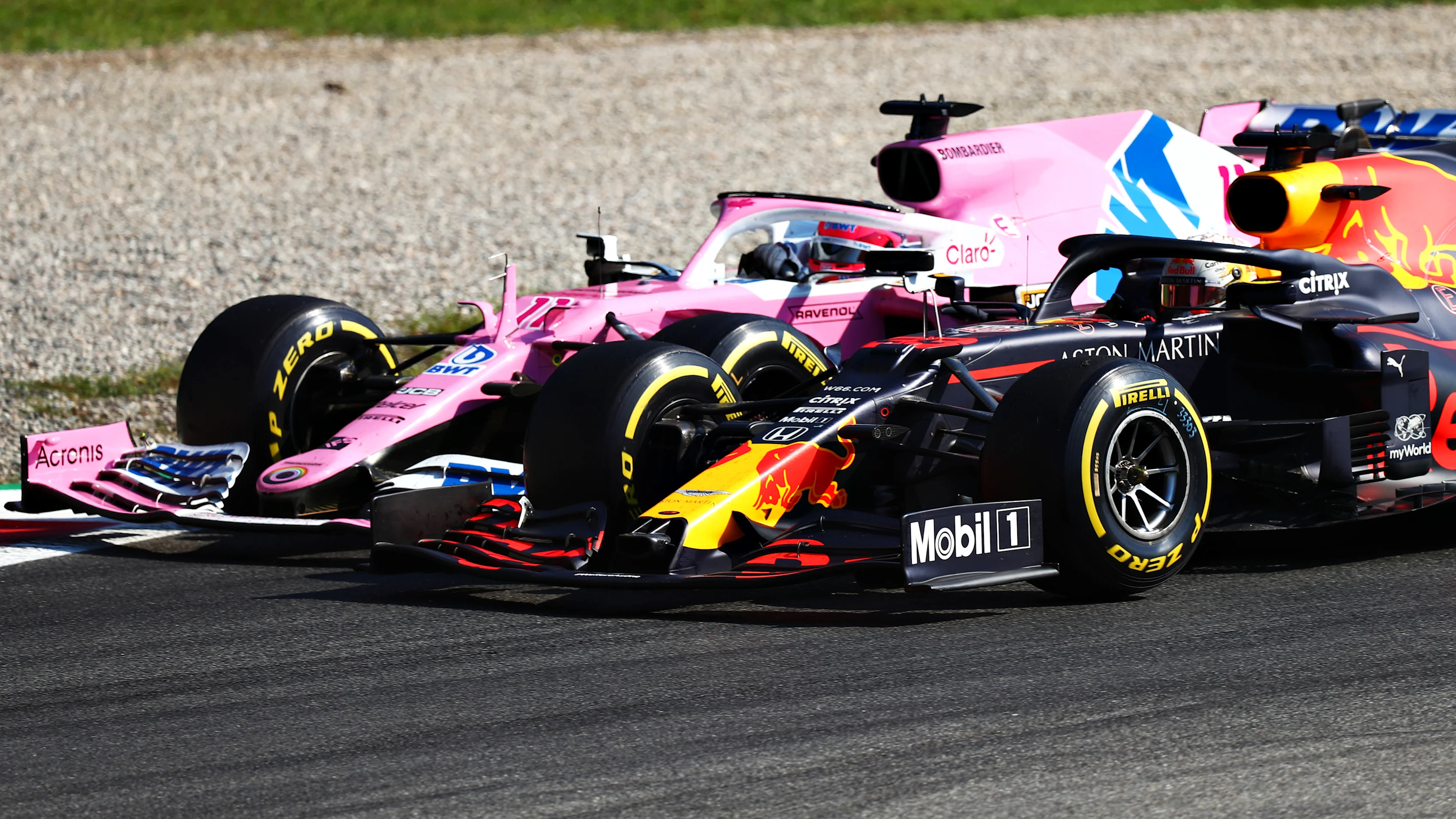 MONZA, ITALY - SEPTEMBER 06: Max Verstappen of the Netherlands driving the (33) Aston Martin Red