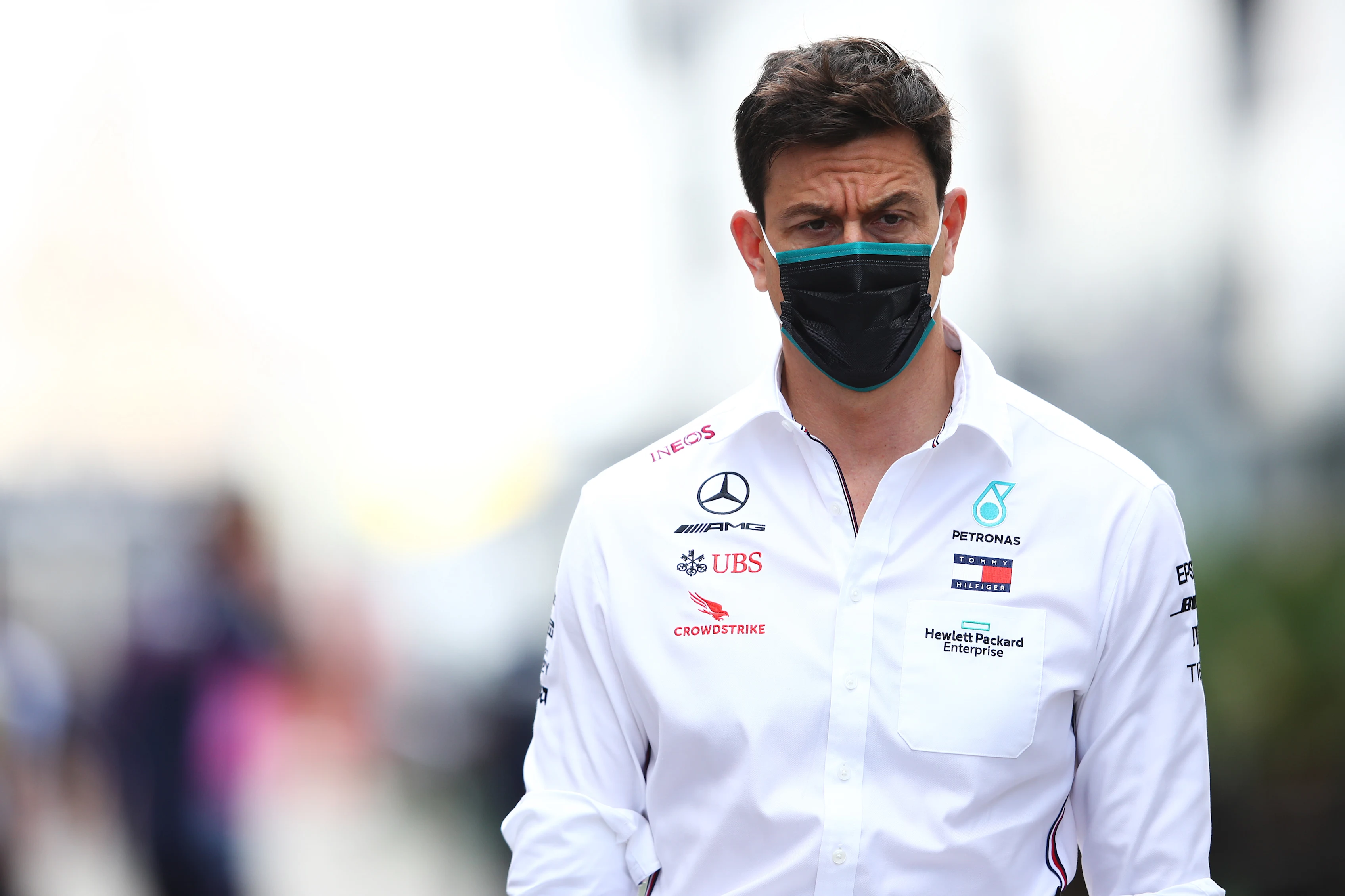 SOCHI, RUSSIA - SEPTEMBER 26: Mercedes GP Executive Director Toto Wolff walks in the Paddock before