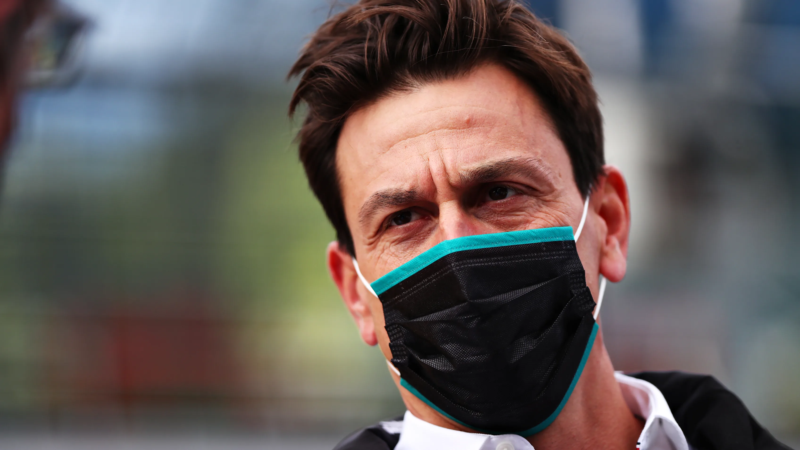 SPIELBERG, AUSTRIA - JULY 12: Mercedes GP Executive Director Toto Wolff looks on at parc ferme