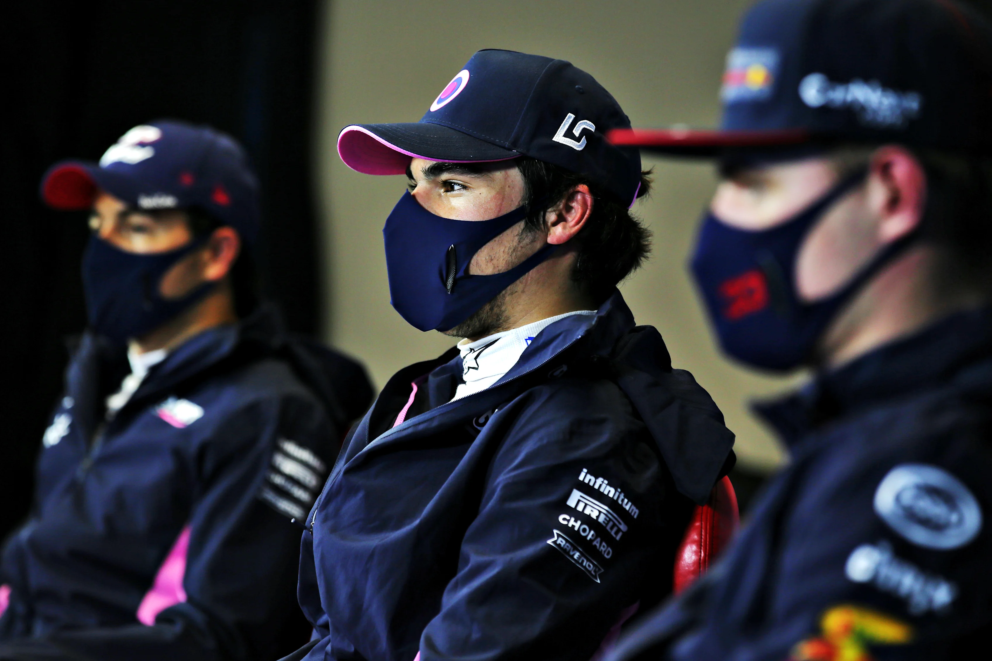 ISTANBUL, TURKEY - NOVEMBER 14: Pole position qualifier Lance Stroll of Canada and Racing Point