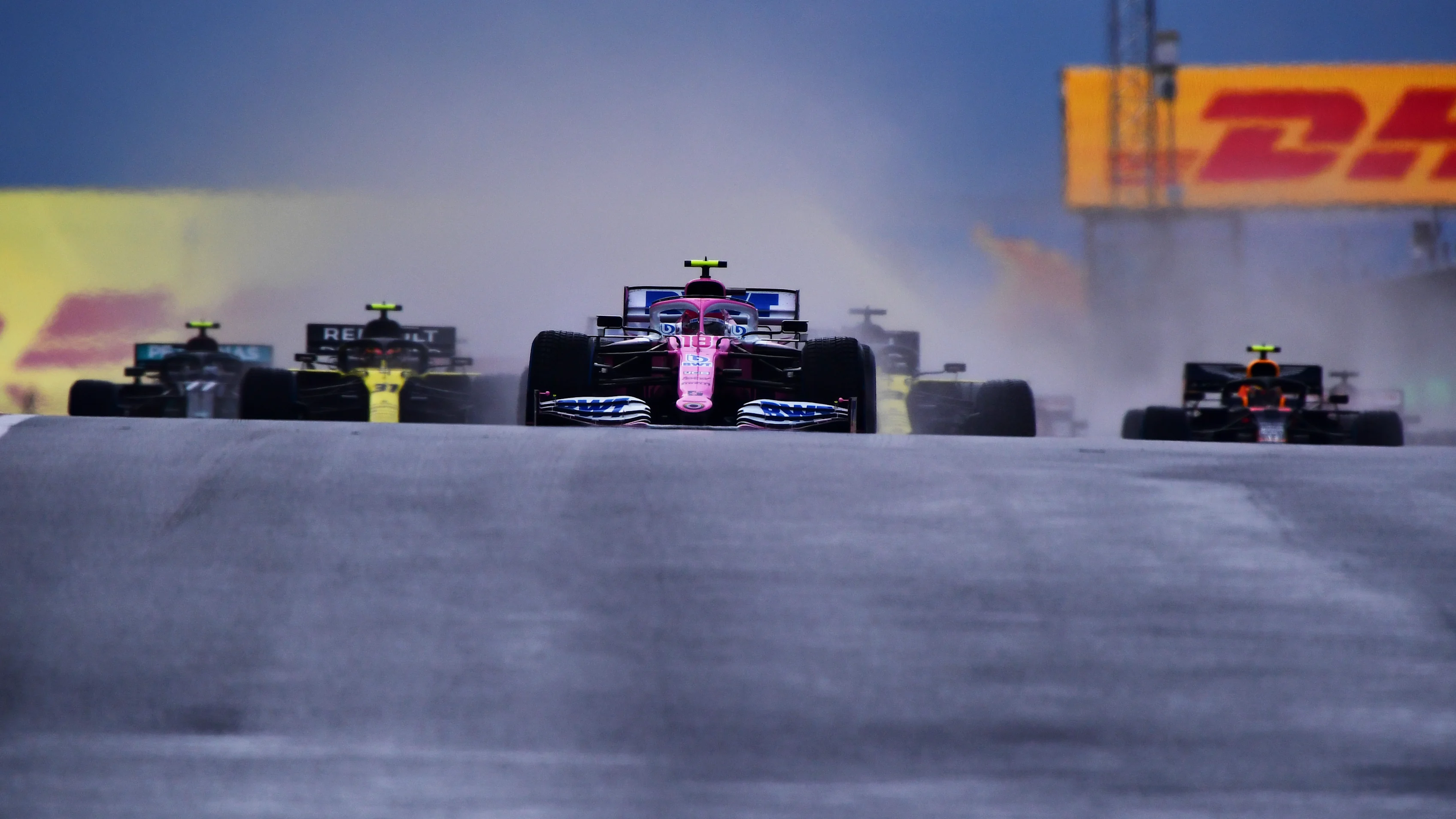 ISTANBUL, TURKEY - NOVEMBER 15: Lance Stroll of Canada driving the (18) Racing Point RP20 Mercedes