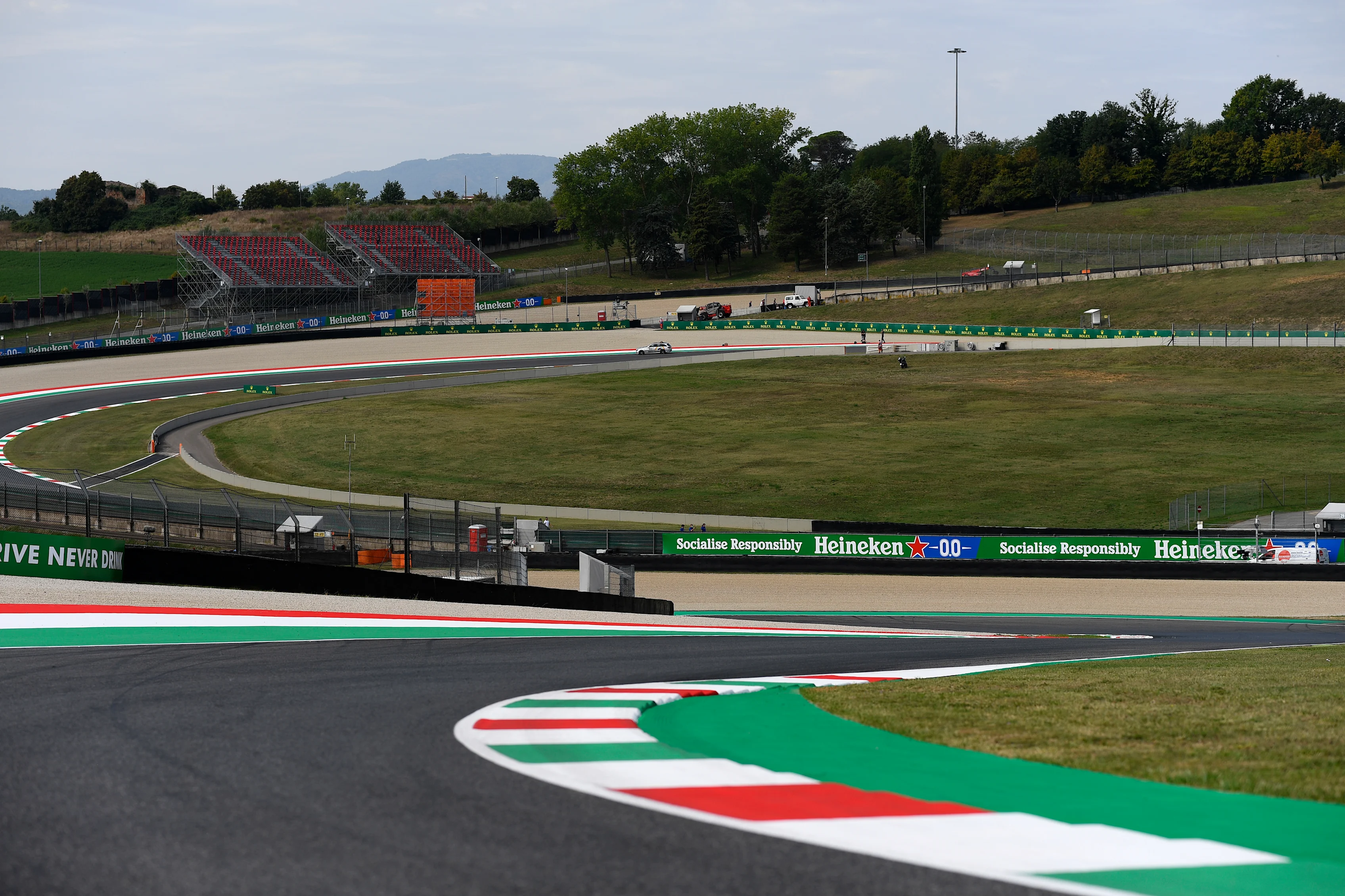 SCARPERIA, ITALY - SEPTEMBER 10: A general view of the circuit during previews ahead of the F1