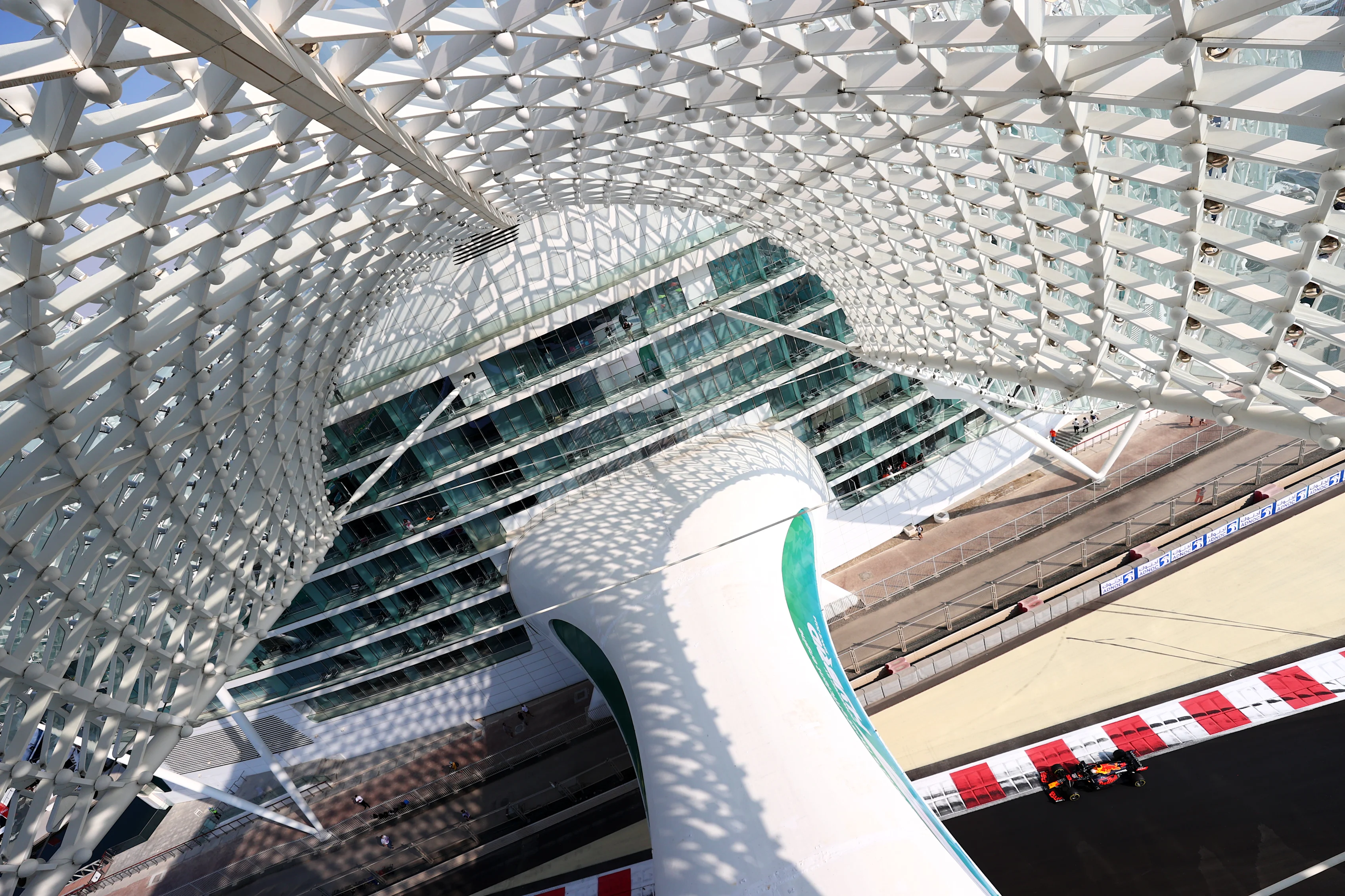 ABU DHABI, UNITED ARAB EMIRATES - DECEMBER 11: Max Verstappen of the Netherlands driving the (33)