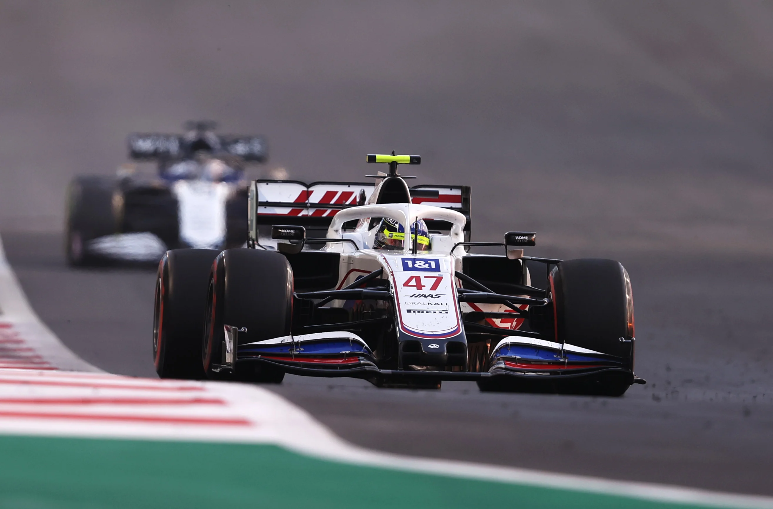 ABU DHABI, UNITED ARAB EMIRATES - DECEMBER 12: Mick Schumacher of Germany driving the (47) Haas F1