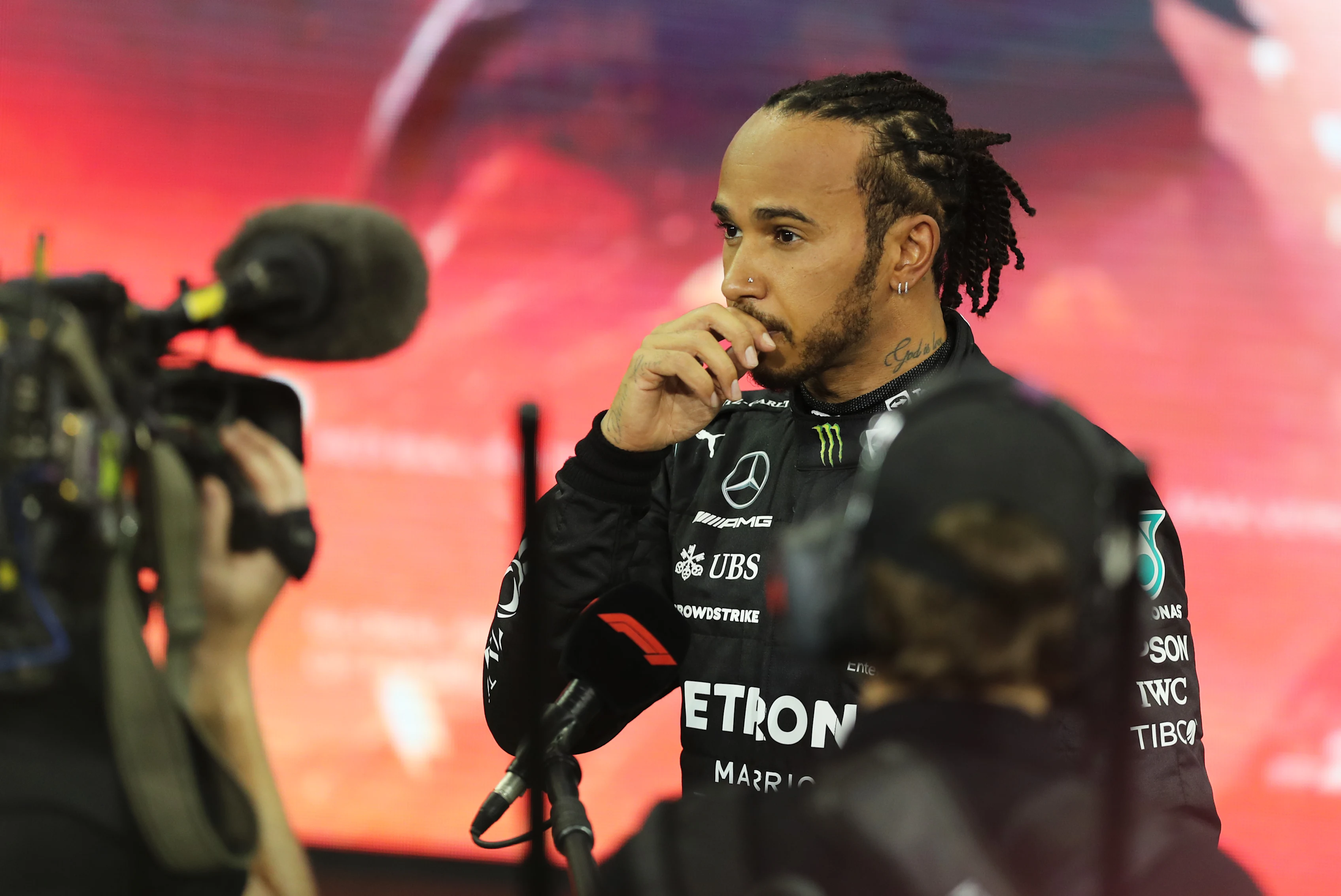 ABU DHABI, UNITED ARAB EMIRATES - DECEMBER 12: Second placed and championship runner up Lewis