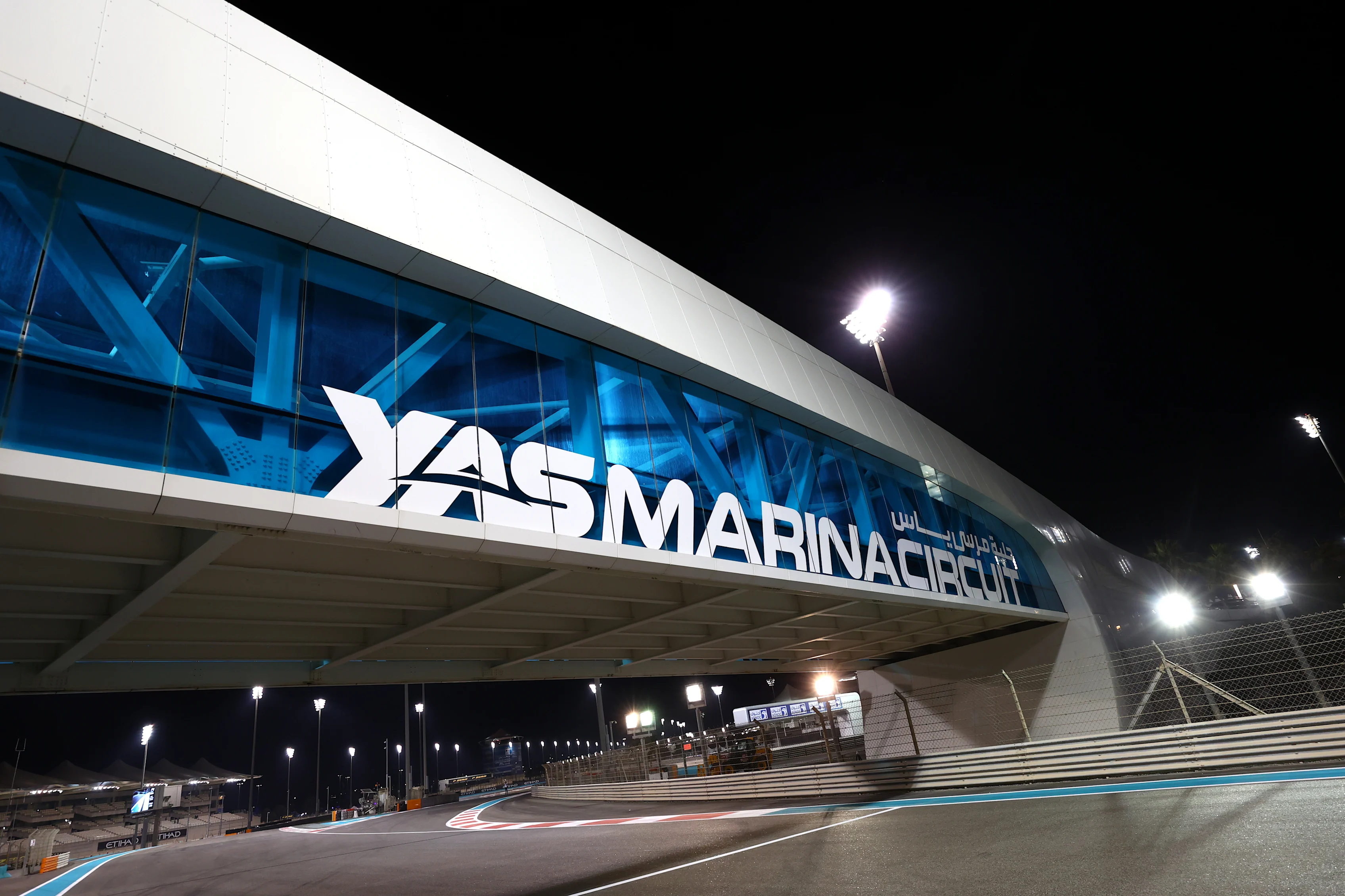 ABU DHABI, UNITED ARAB EMIRATES - DECEMBER 09: A general view of the track during previews ahead of