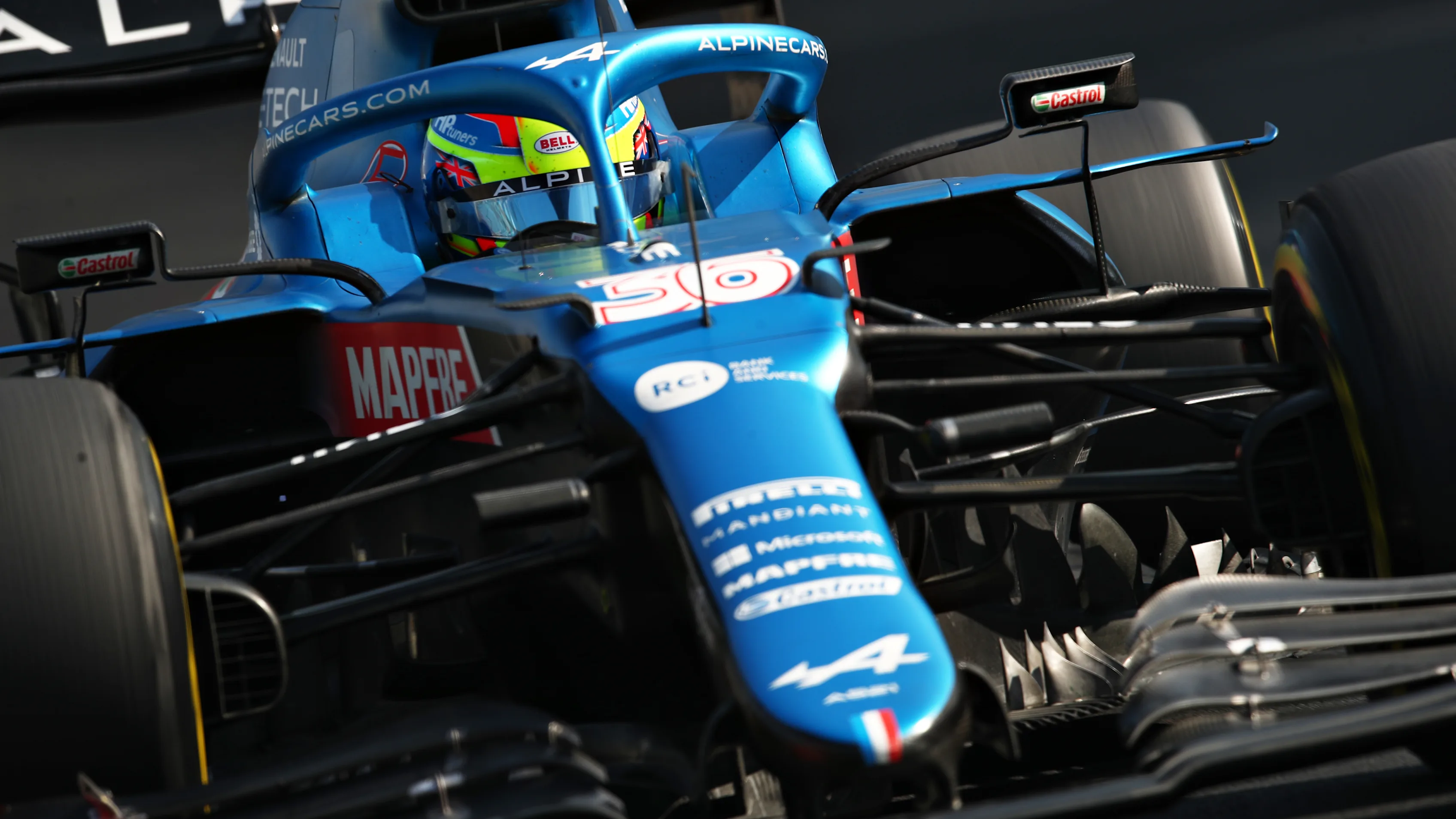 ABU DHABI, UNITED ARAB EMIRATES - DECEMBER 14: Oscar Piastri of Australia driving the (35) Alpine