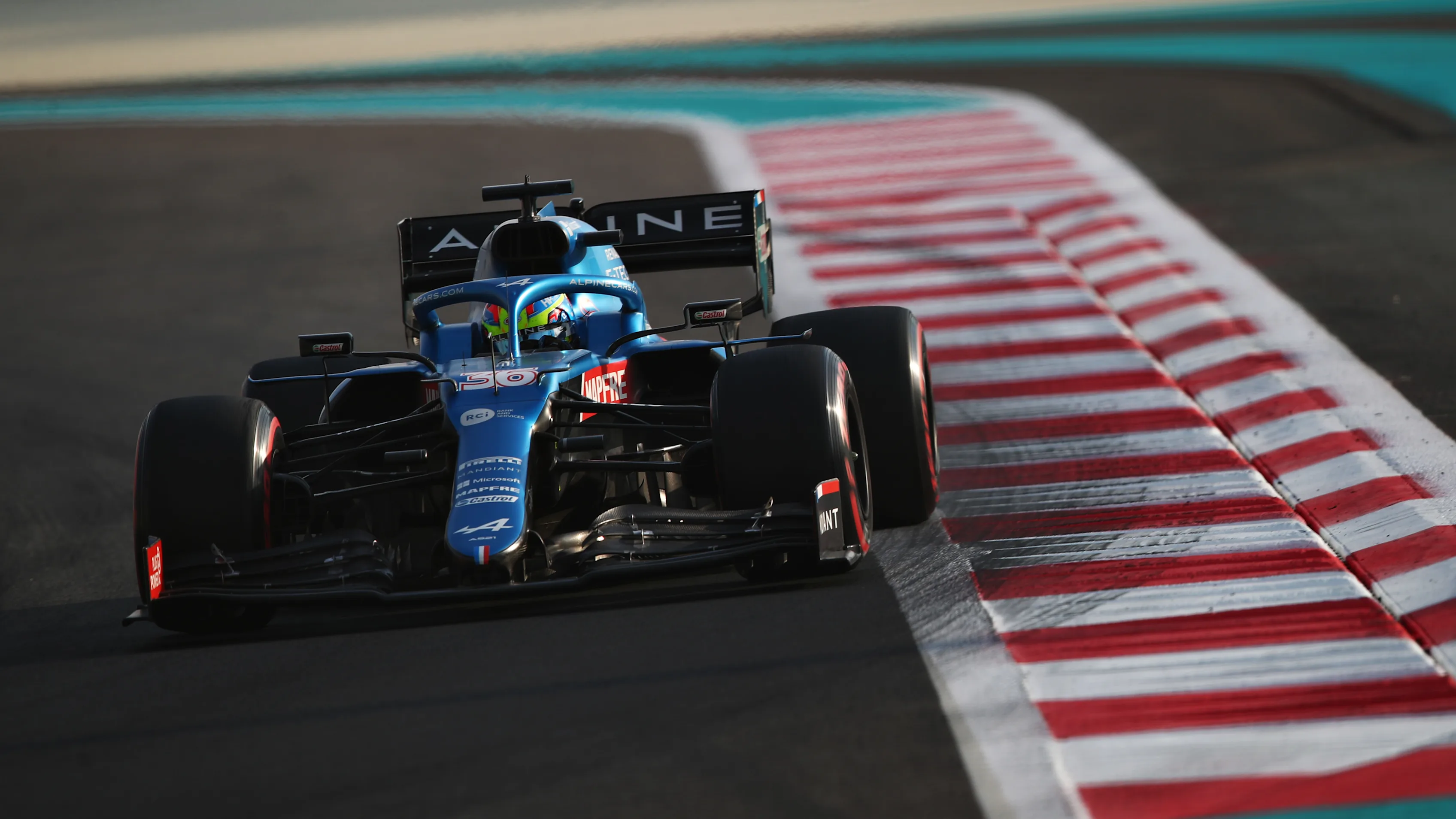 ABU DHABI, UNITED ARAB EMIRATES - DECEMBER 14: Oscar Piastri of Australia driving the (36) Alpine