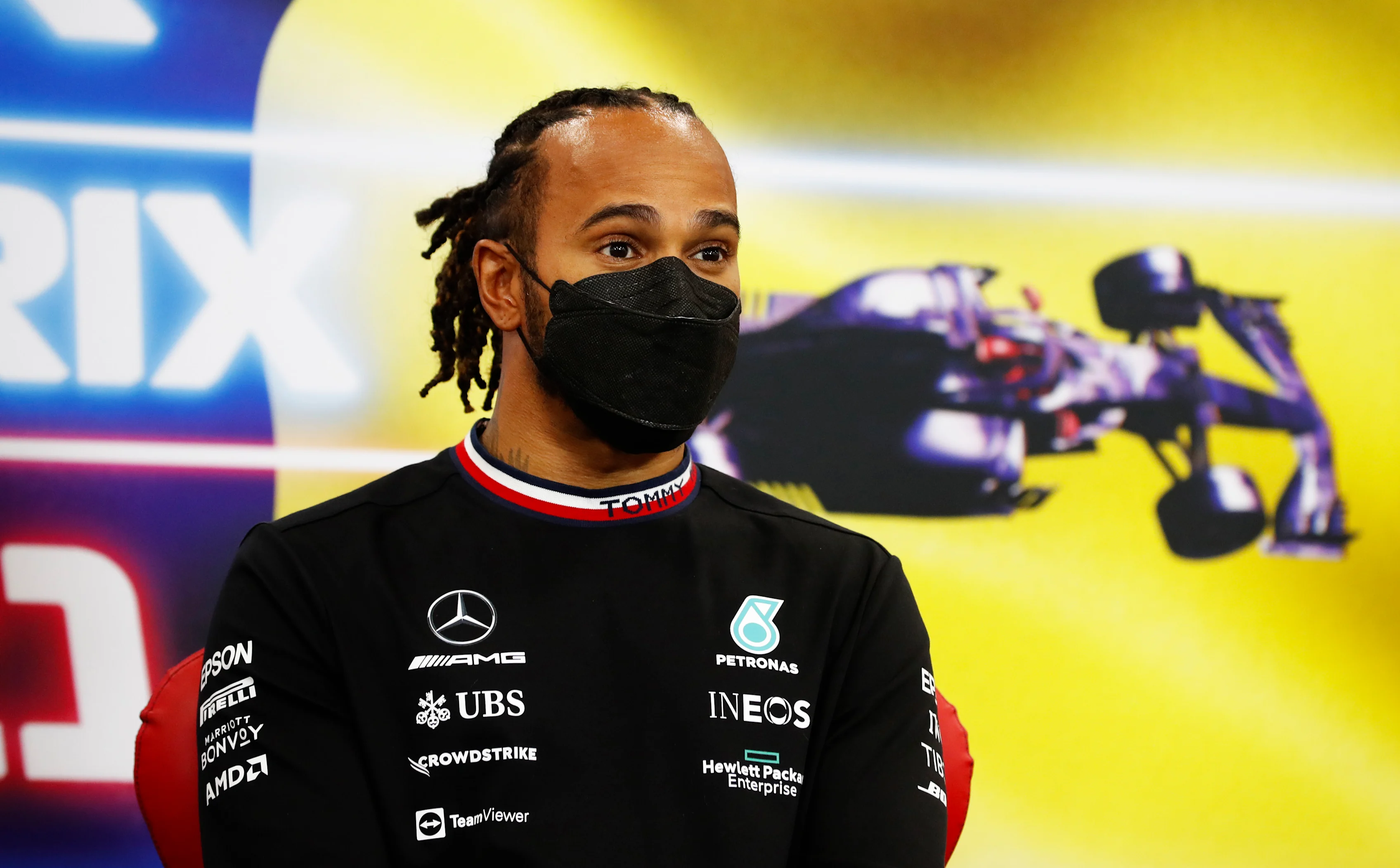 SPA, BELGIUM - AUGUST 29: Third placed Lewis Hamilton of Great Britain and Mercedes GP talks in the
