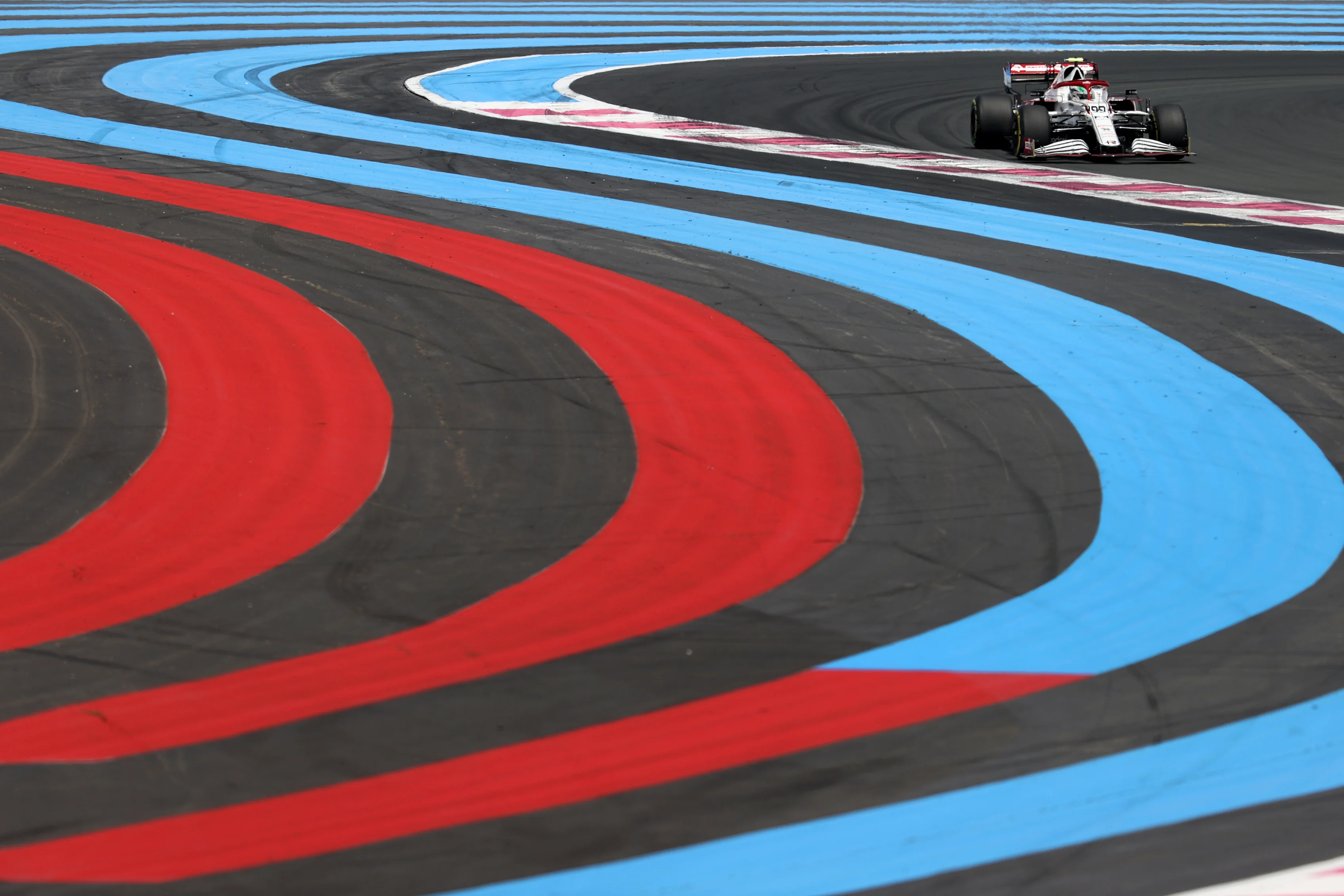 LE CASTELLET, FRANCE - JUNE 18: Antonio Giovinazzi of Italy driving the (99) Alfa Romeo Racing C41