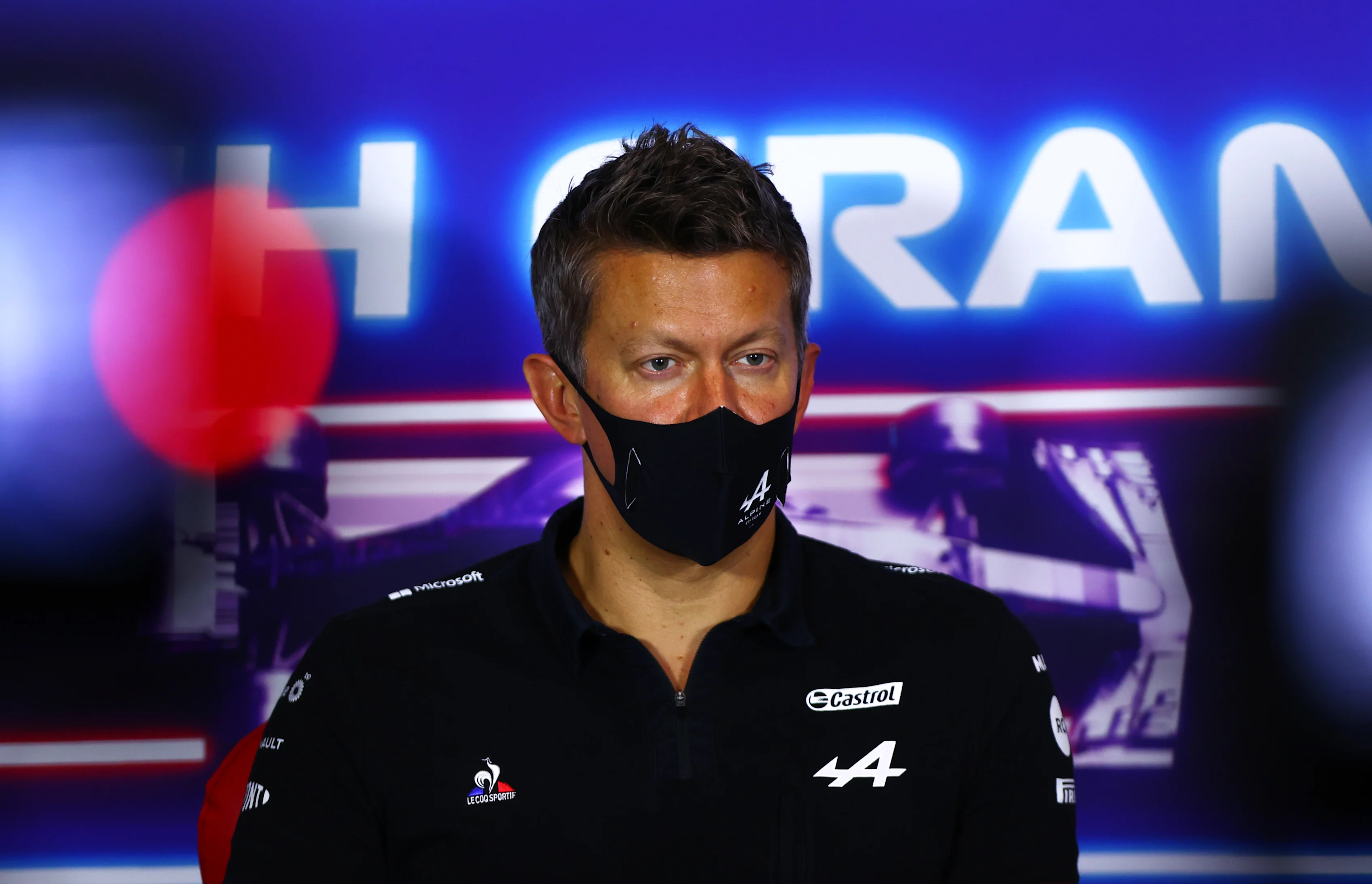 NORTHAMPTON, ENGLAND - JULY 16: Marcin Budkowski, Executive Director of Alpine F1 Team, Executive
