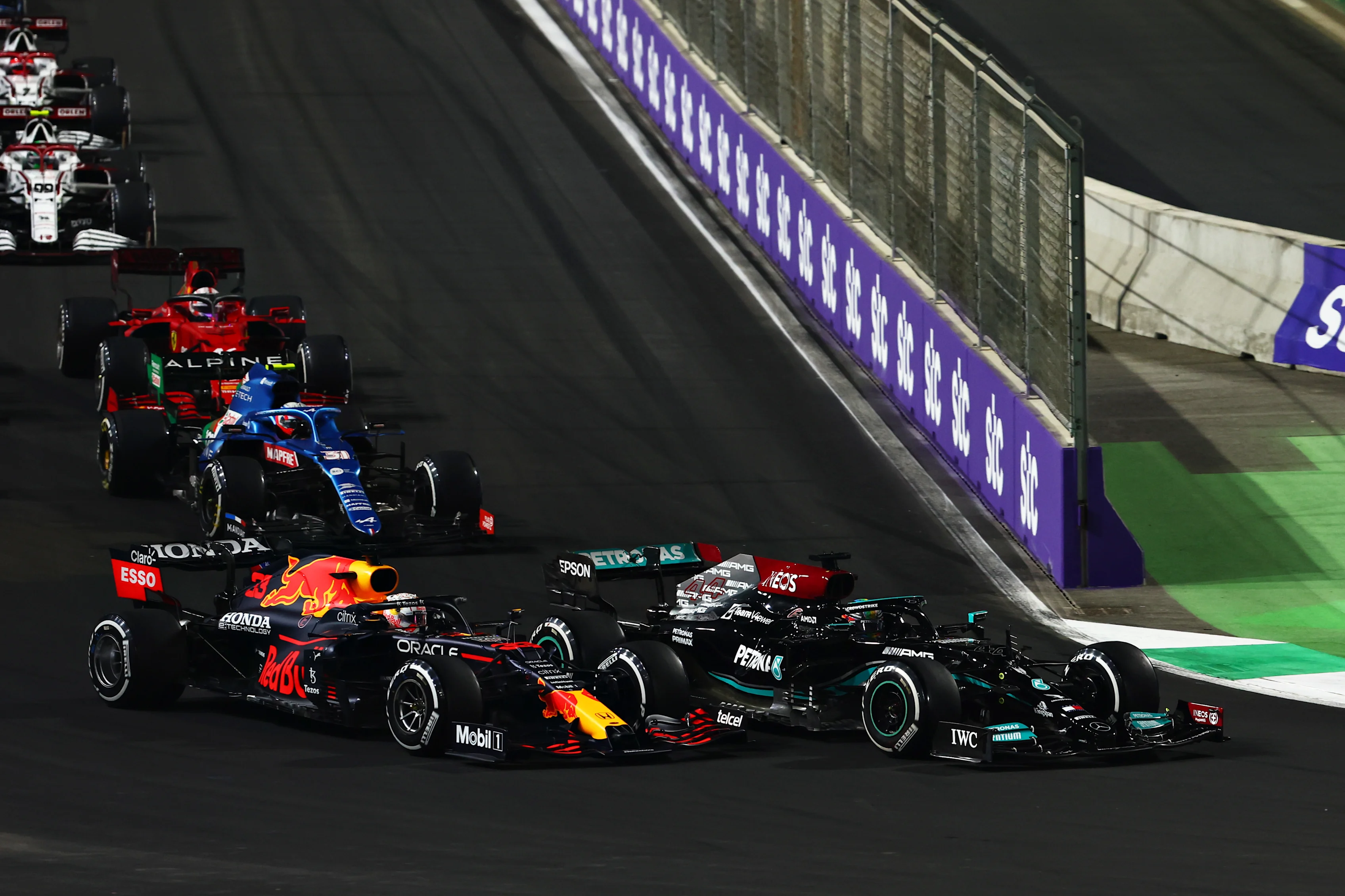 JEDDAH, SAUDI ARABIA - DECEMBER 05: Max Verstappen of the Netherlands driving the (33) Red Bull