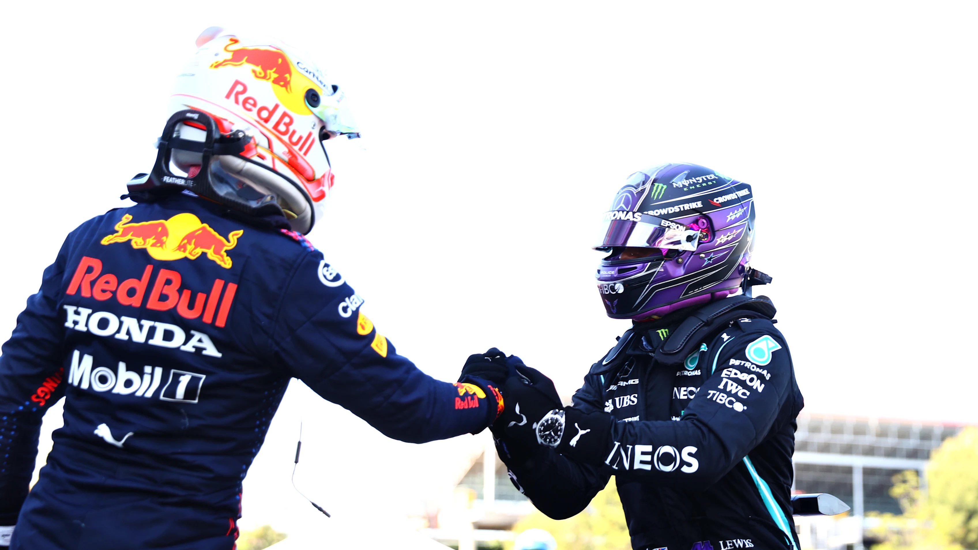 BARCELONA, SPAIN - MAY 08: Pole position qualifier Lewis Hamilton of Great Britain and Mercedes GP